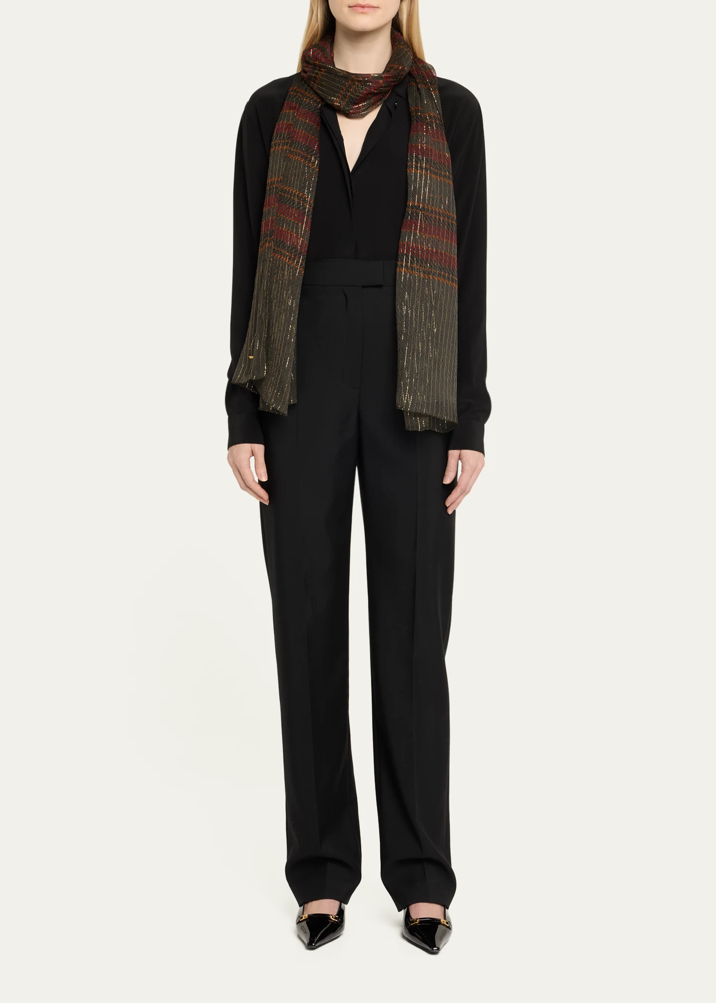 Gipsy Stripes Silk Scarf