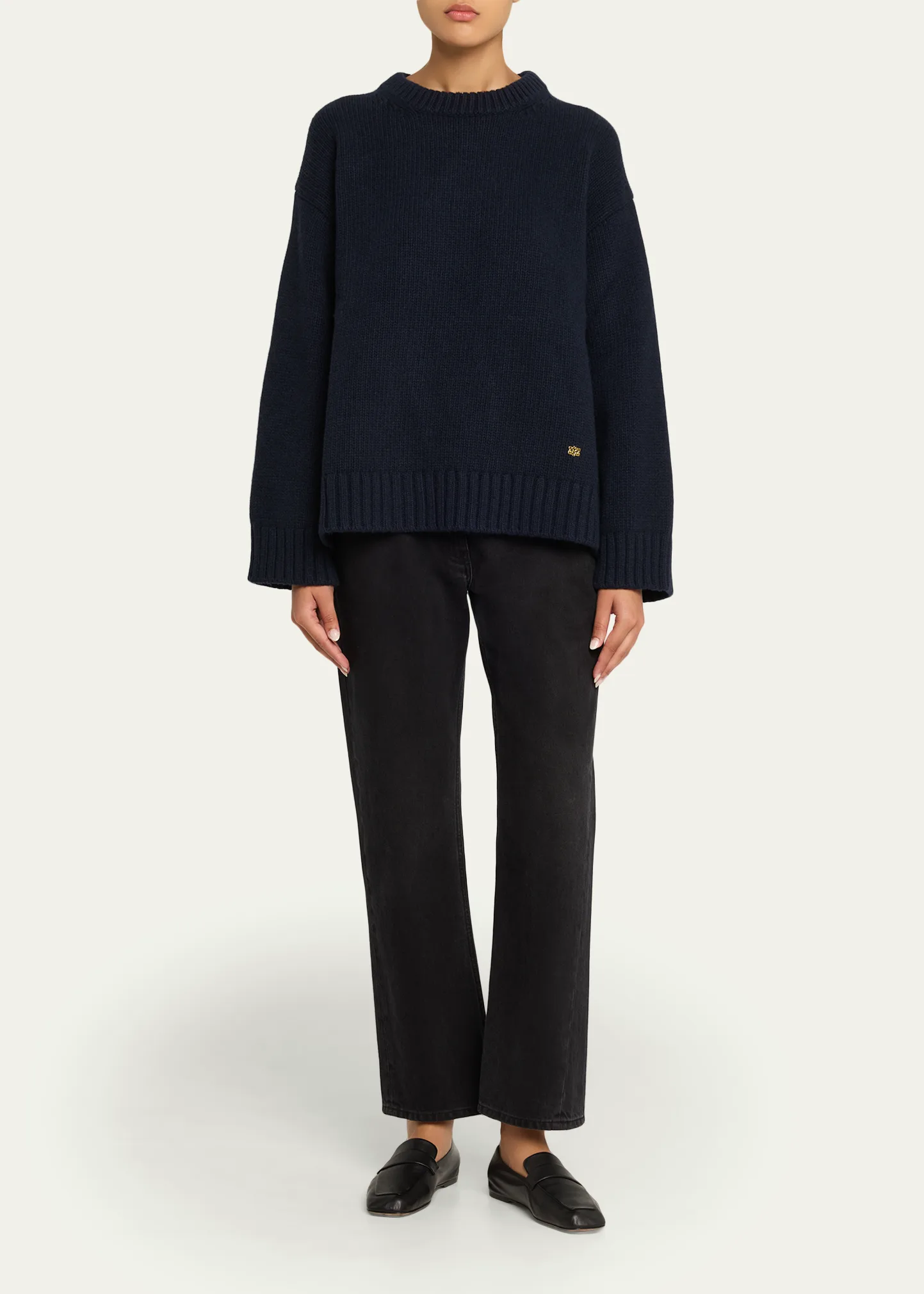 Chunky Mixed-Wool Sweater