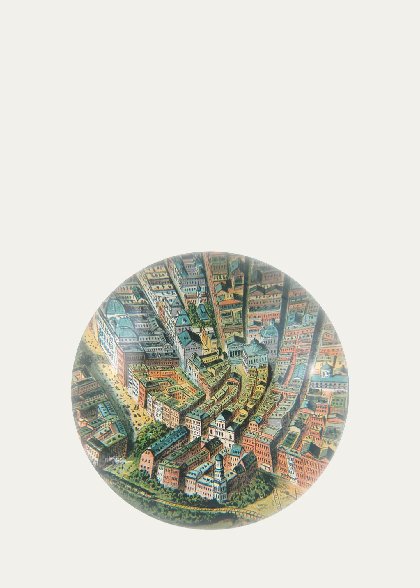 NYC Lower Manhattan Dome Paper Weight