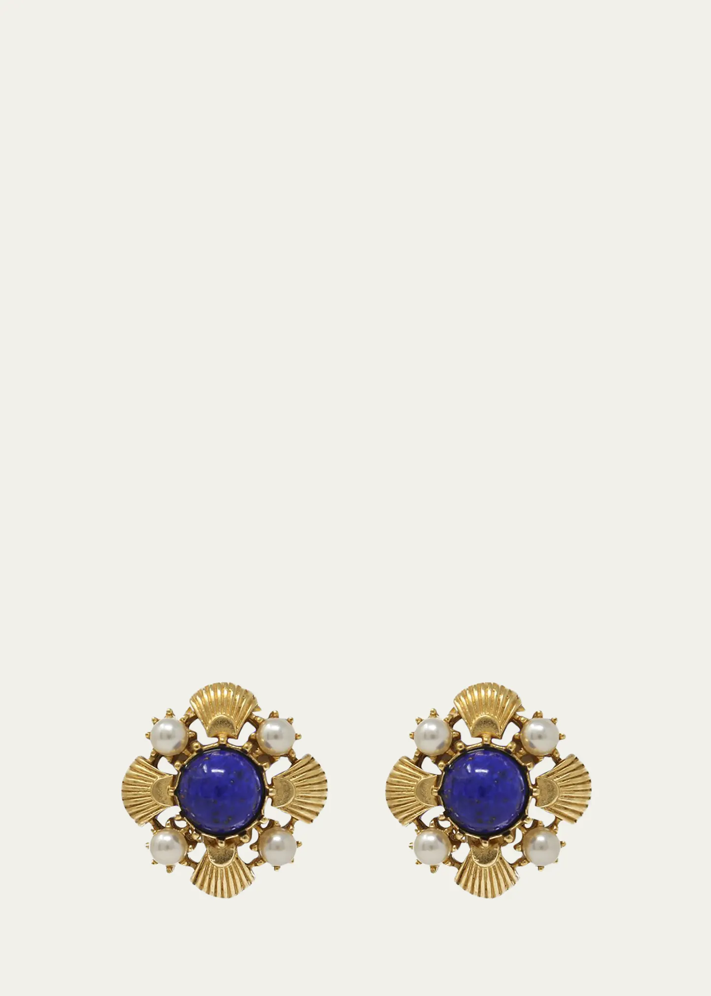Stone Clip-On Earrings