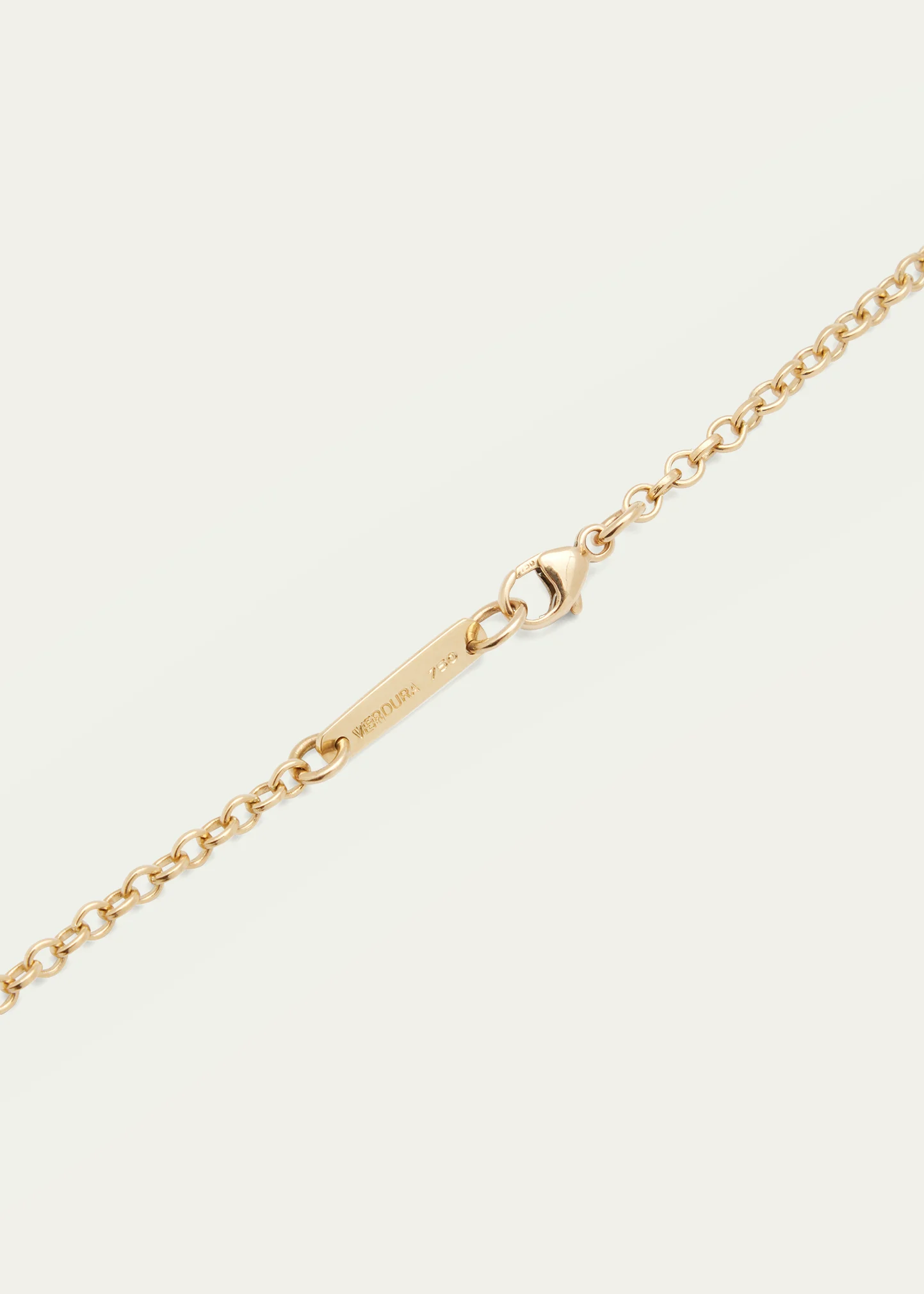18K Yellow Gold Taurus Zodiac Pendant Necklace with Diamonds