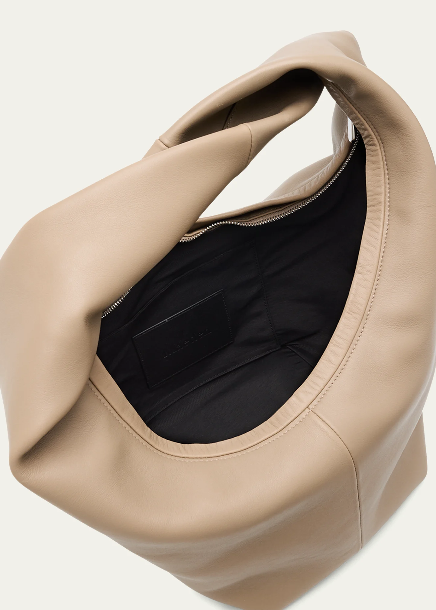 Yela Twisted Leather Shoulder Bag
