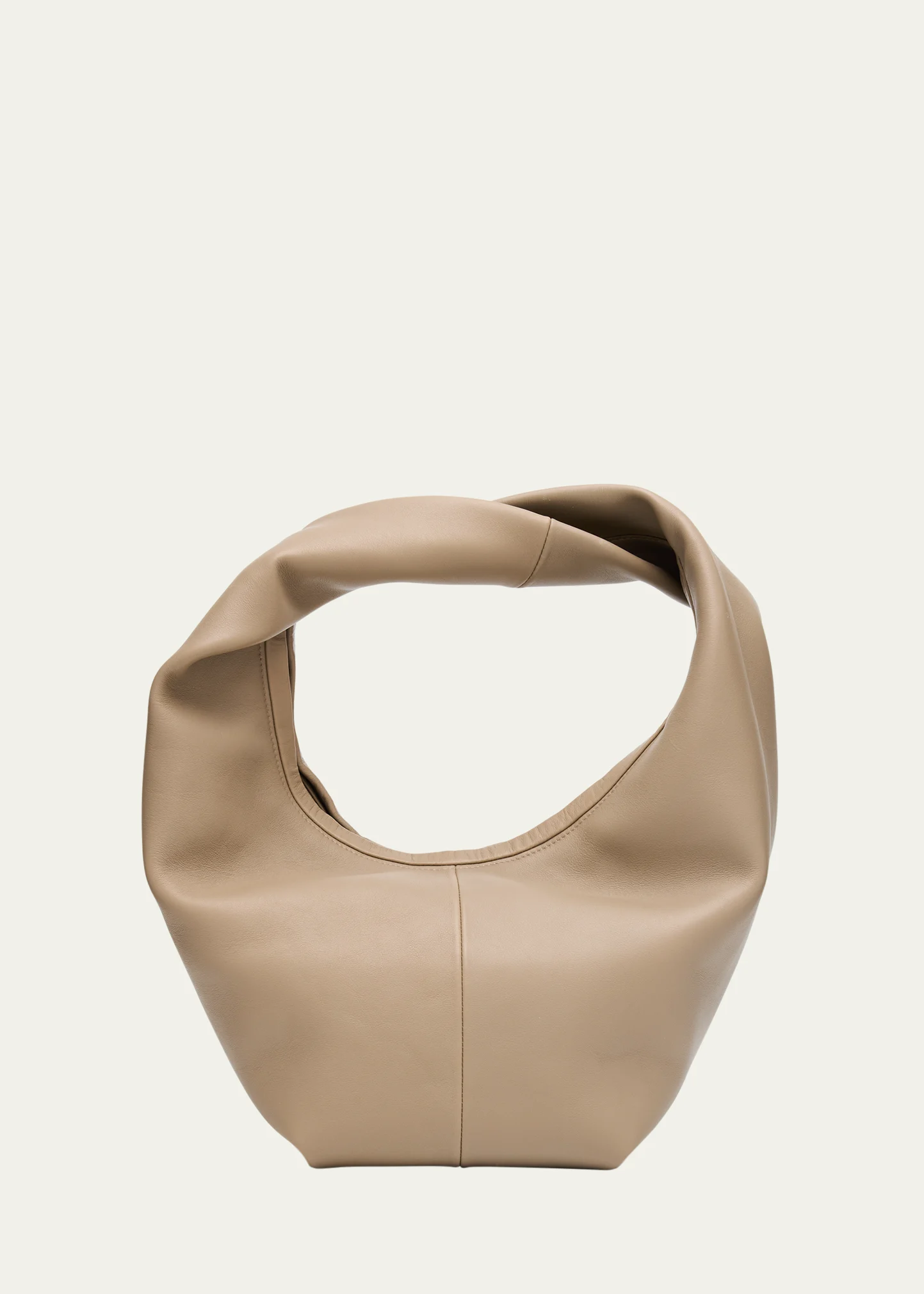 Yela Twisted Leather Shoulder Bag