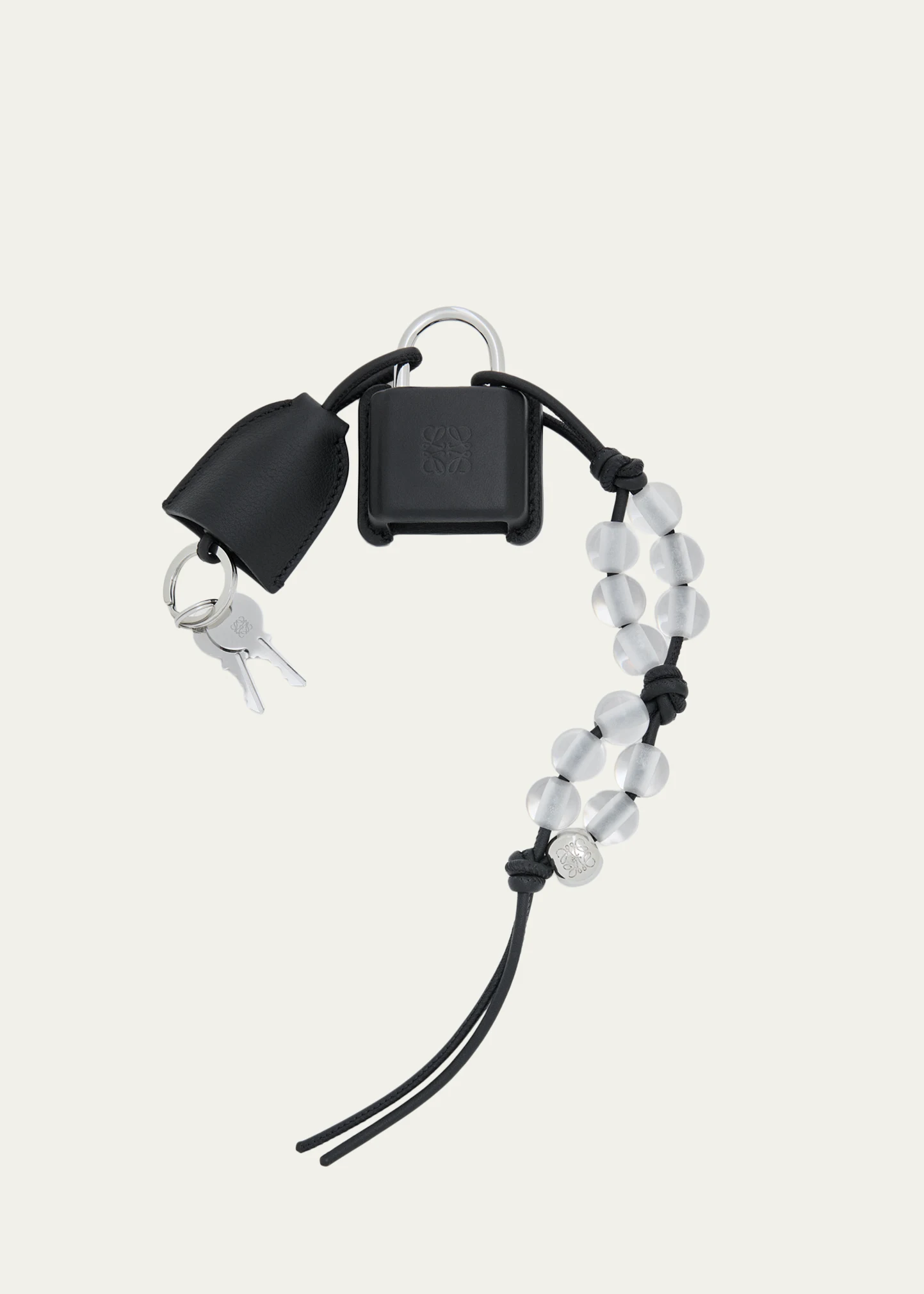 Amazona Beaded Padlock Bag Charm
