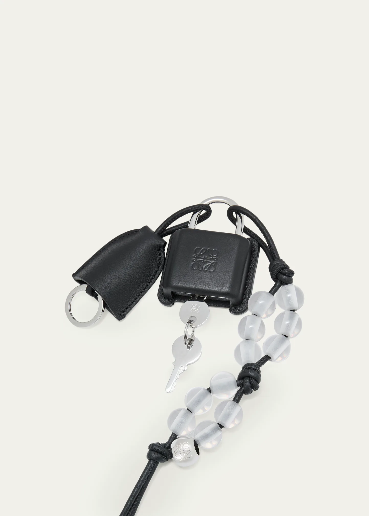 Amazona Beaded Padlock Bag Charm