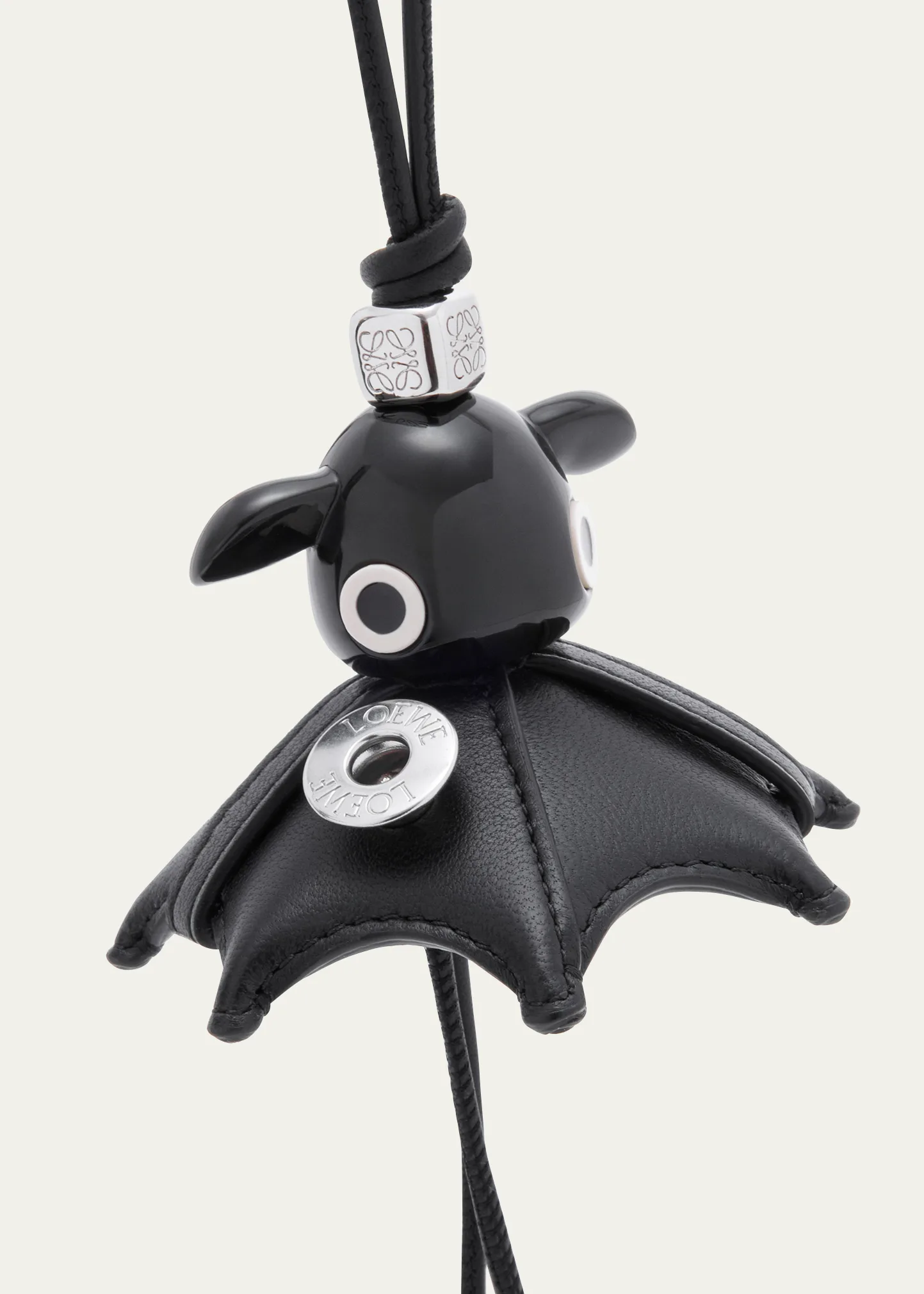 Men's Biker Puzz Leather Keychain Purse Charm