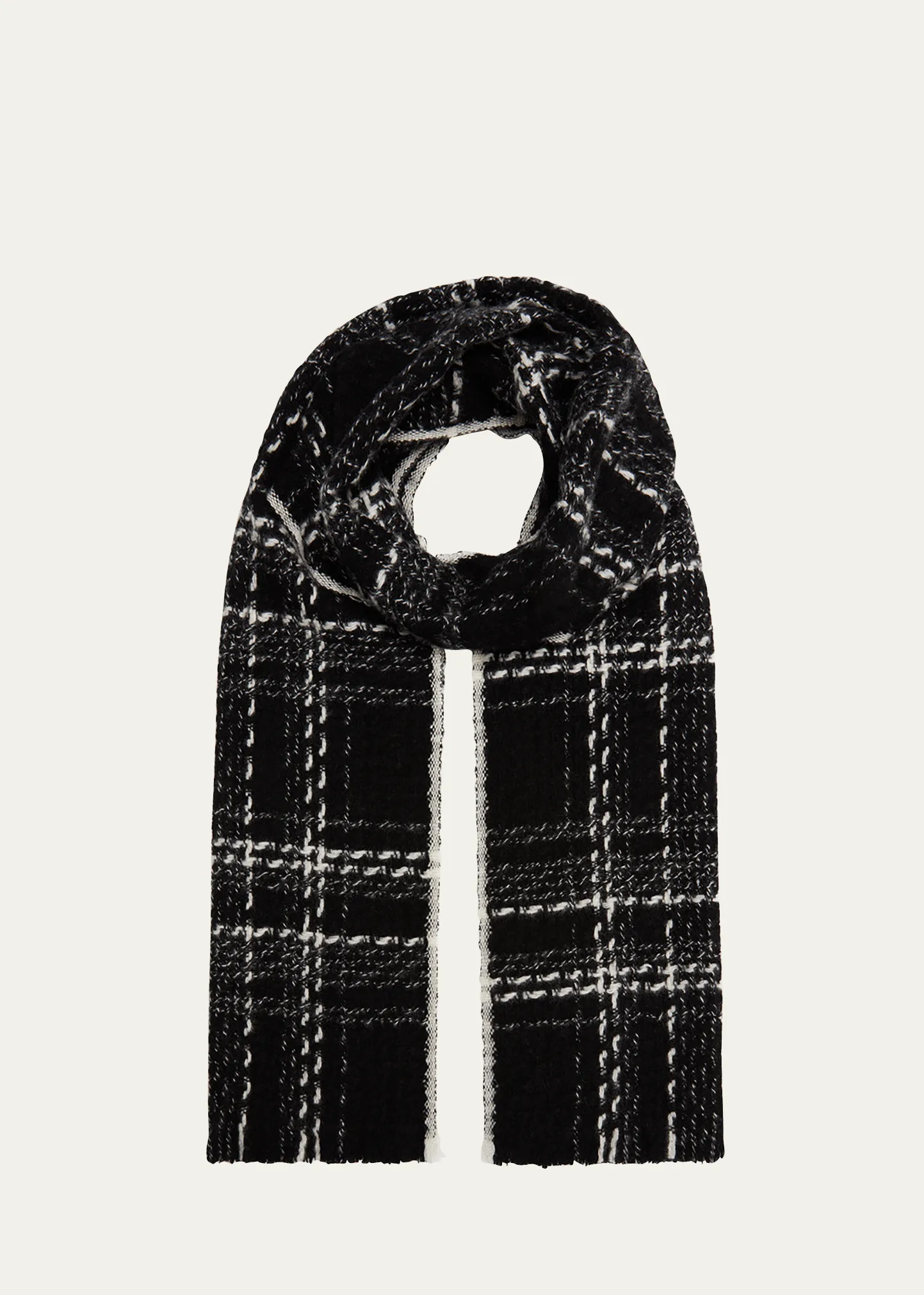 Cashmere Frayed Scarf