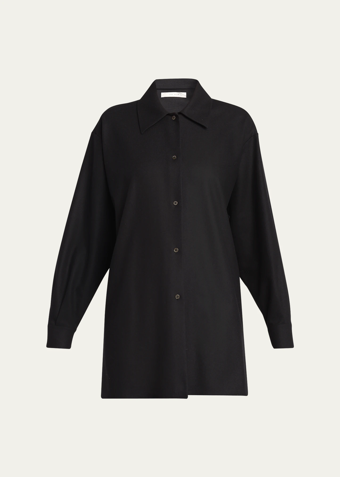 Komako Button Down Wool Cashmere Blouse