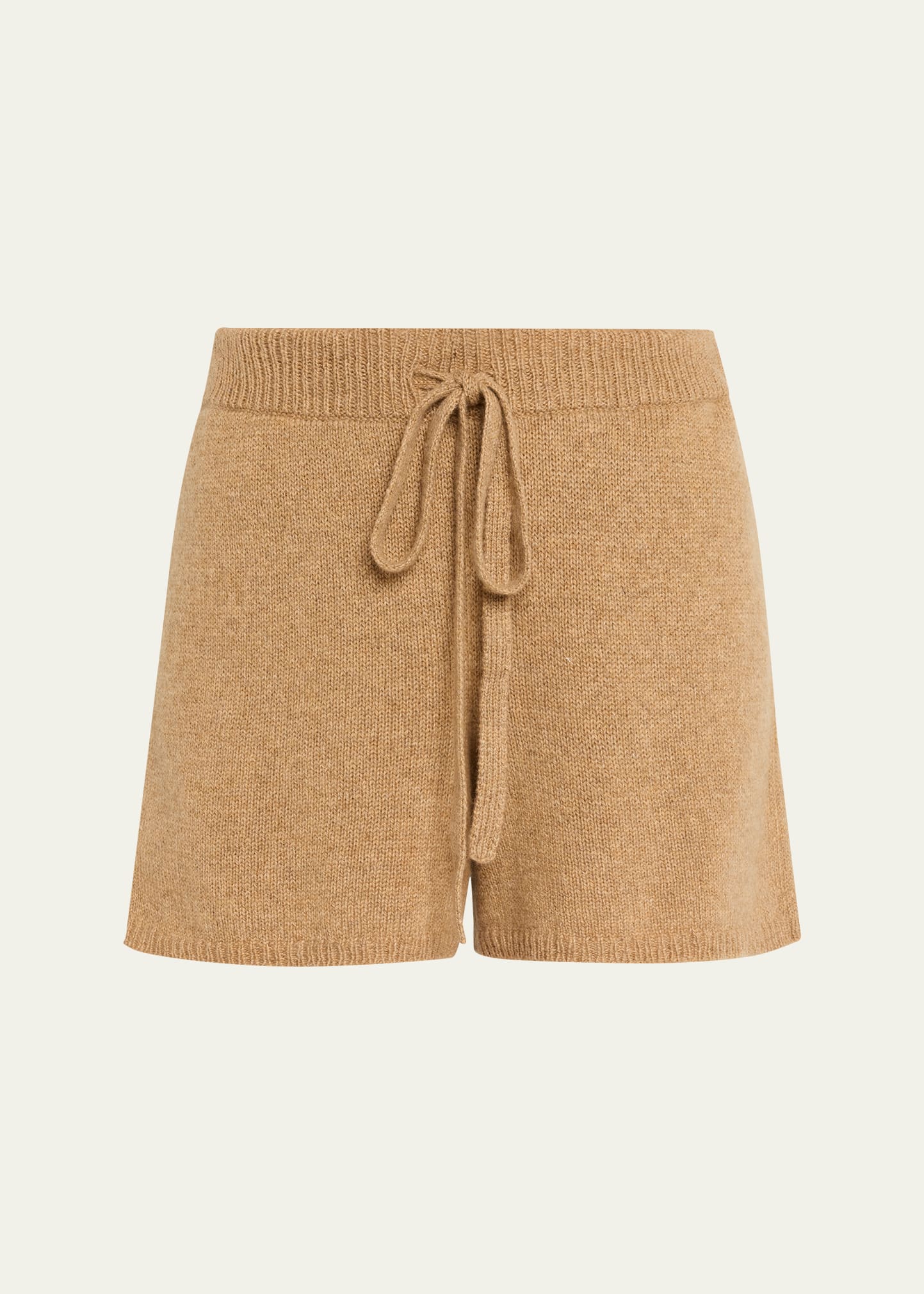 Drawstring Cashmere Lounge Shorts