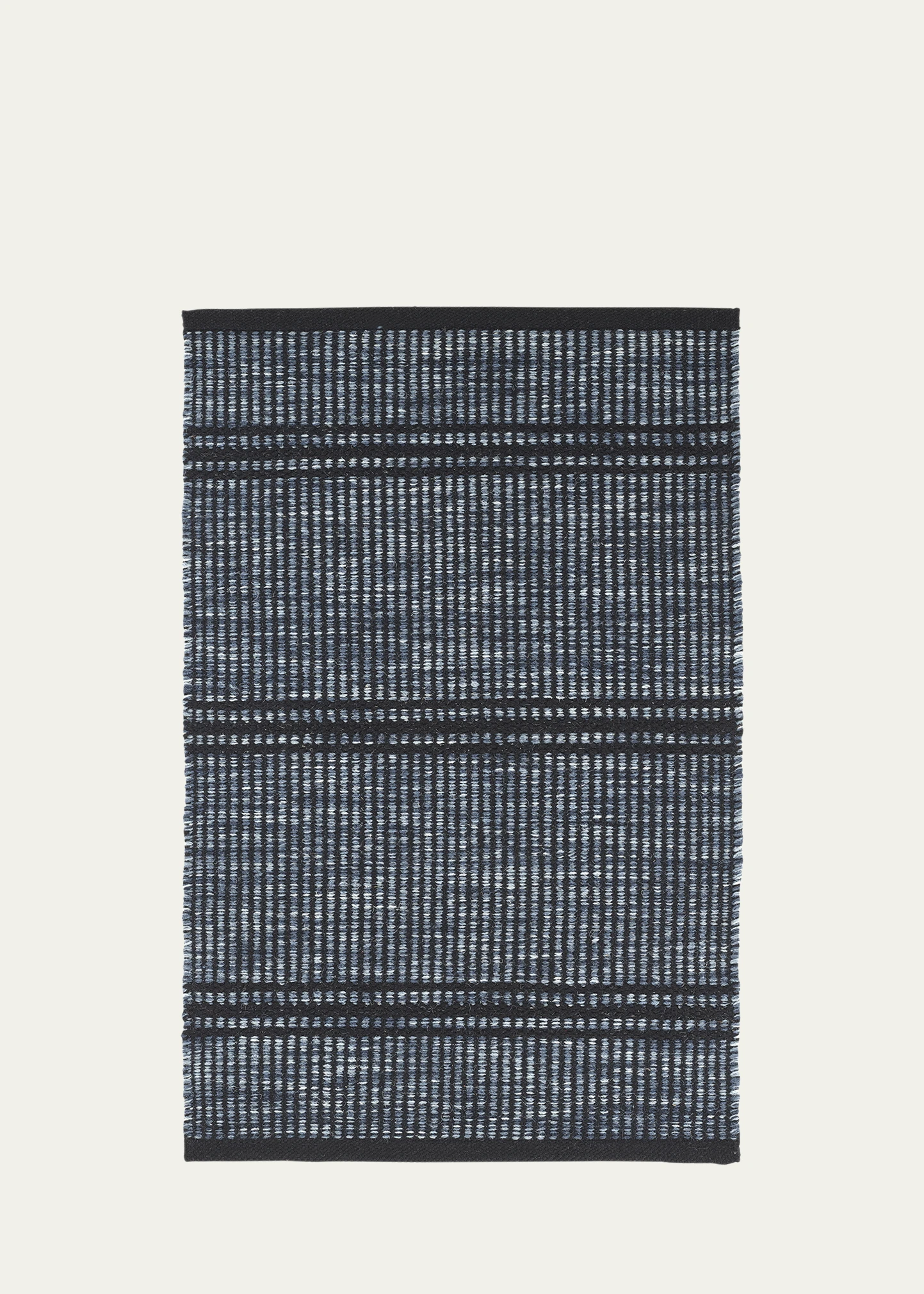 Malta Navy Handwoven Rug, 3' x 5'
