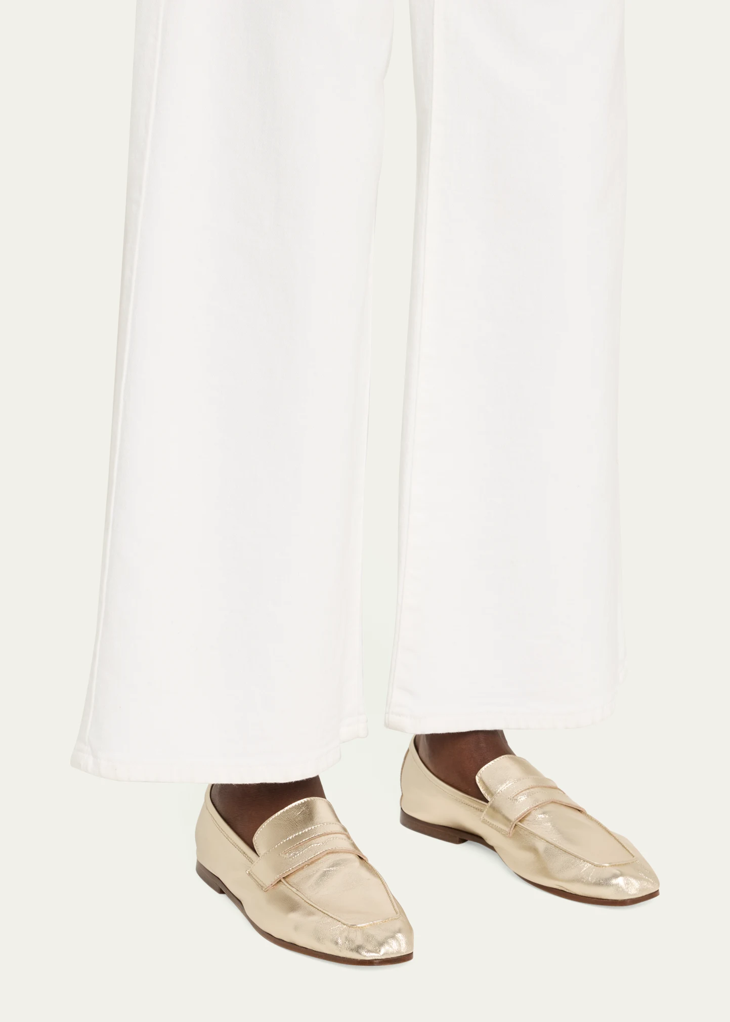 Essenziale Classic Metallic Penny Loafers