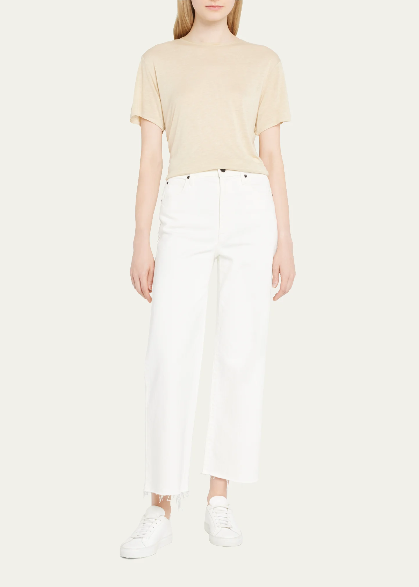 Grace Straight Raw Hem Jeans