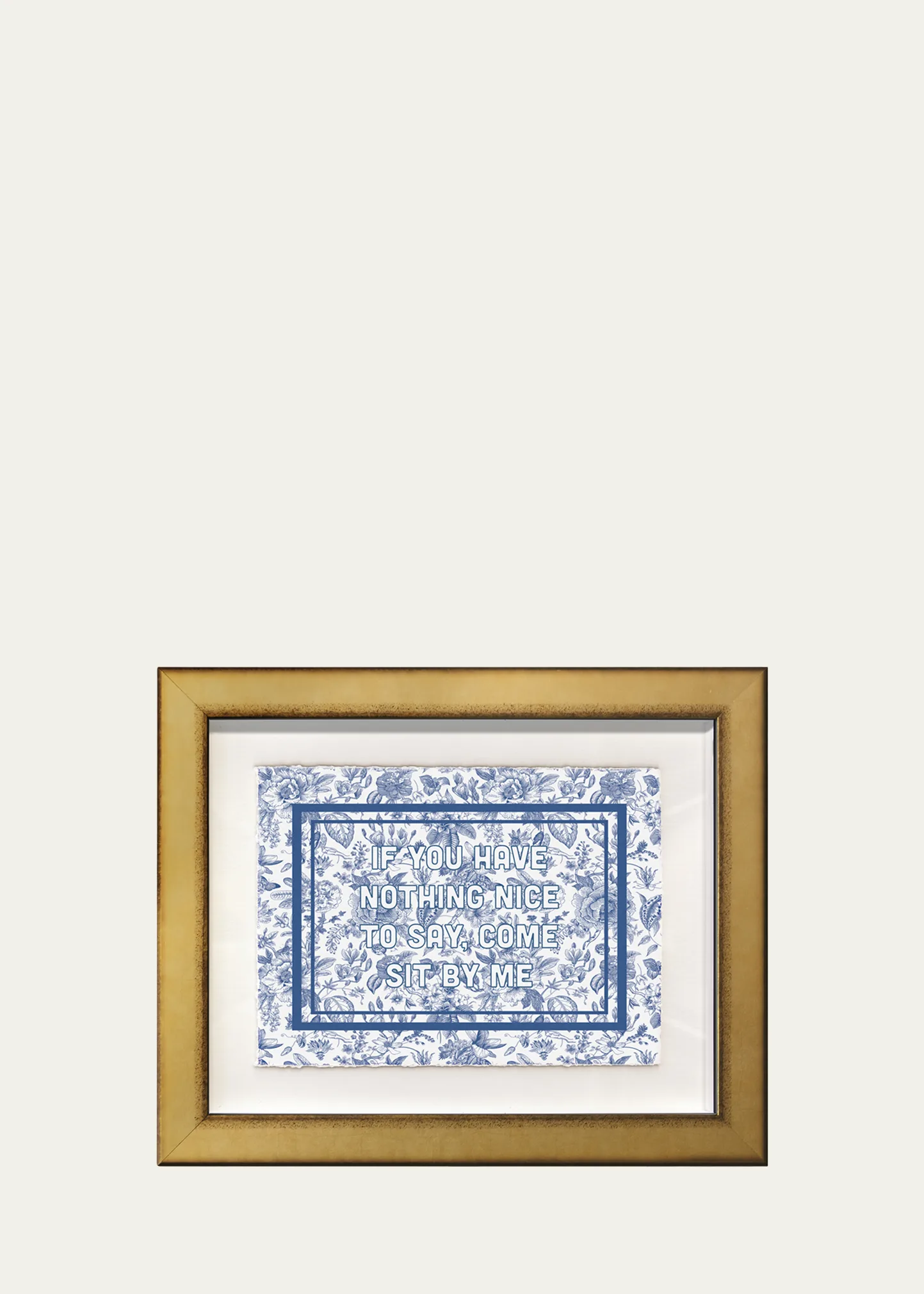 Text J \"Nothing Nice\" Art Print by Nick Mele