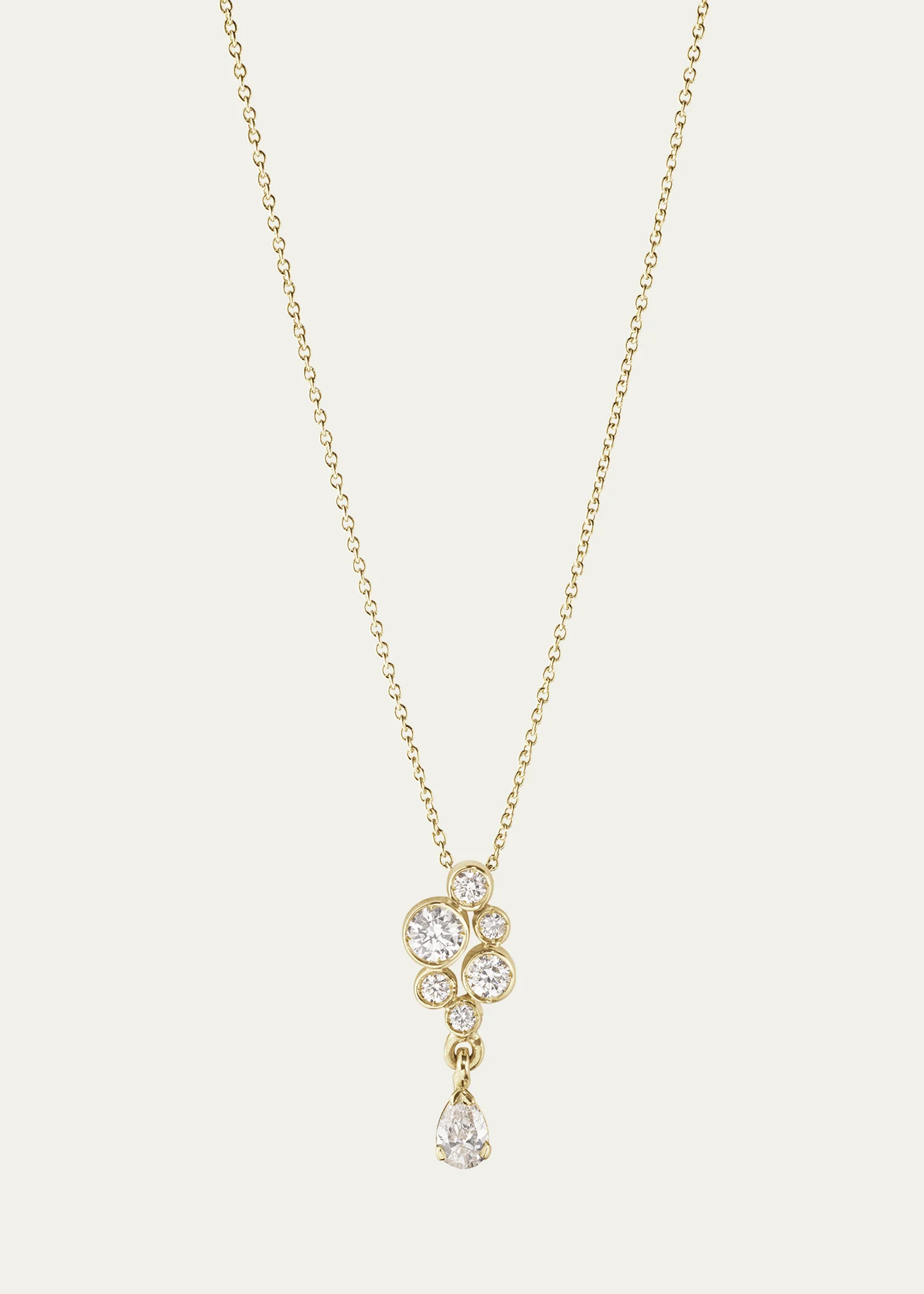 Splash Diamant Diamond Cluster Necklace
