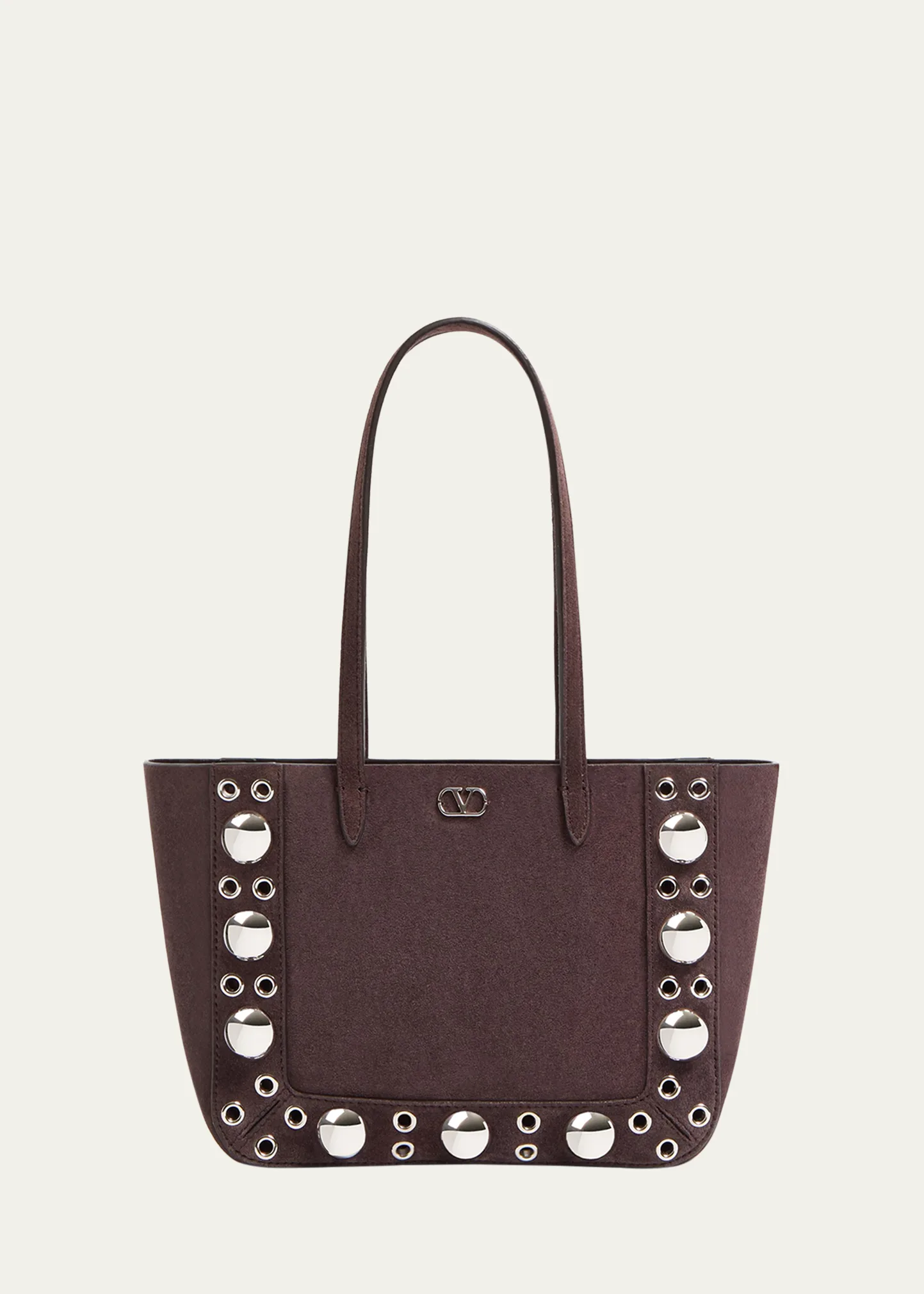 Nellcote Studded Suede Mini Tote Bag