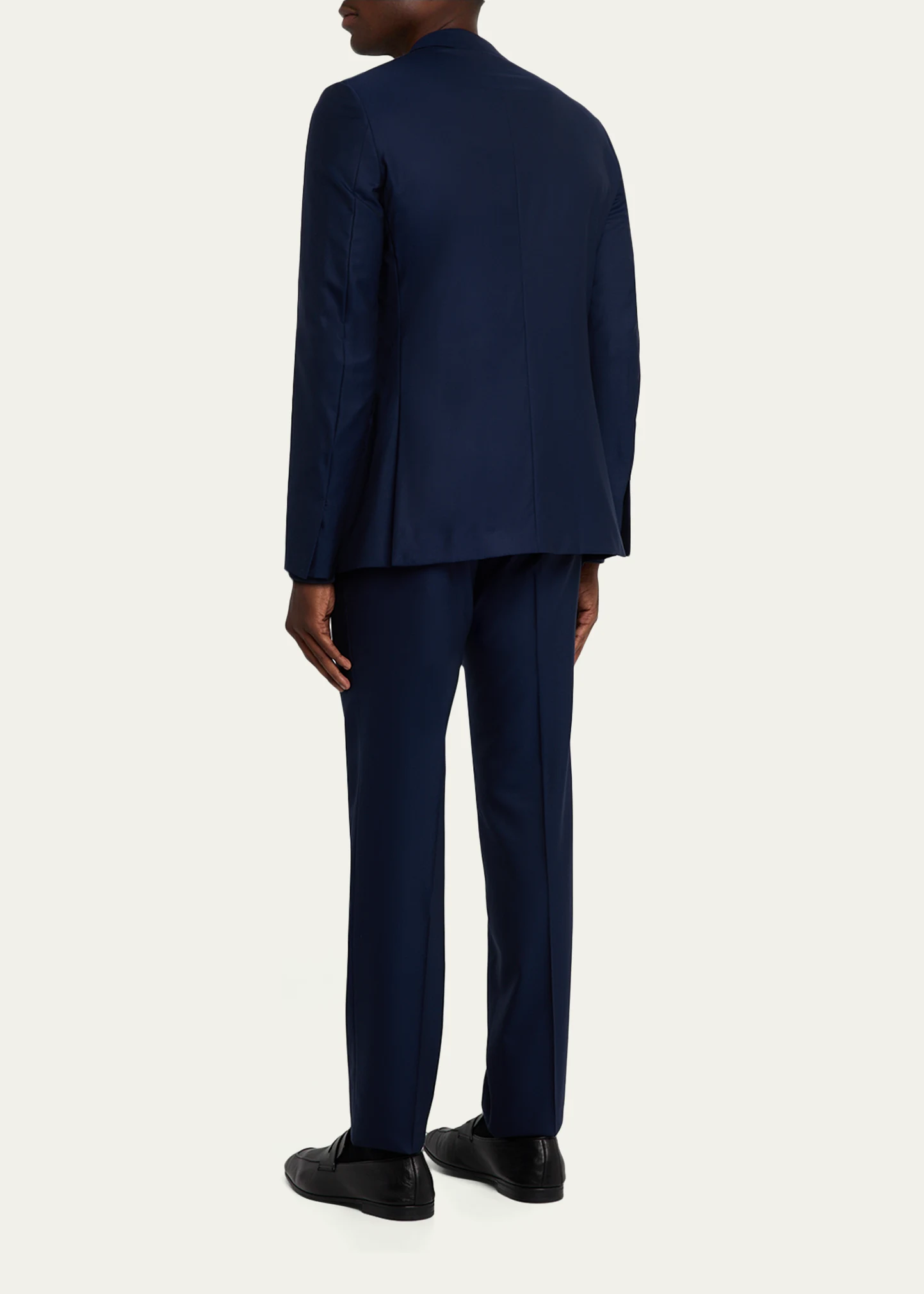 Men's Wool Textured Two-Piece Suit