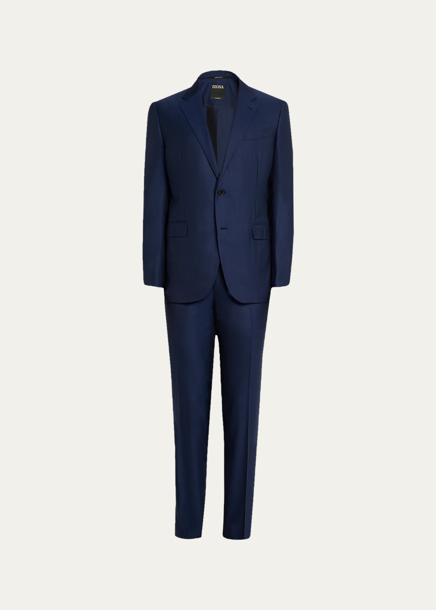 Men's Wool Textured Two-Piece Suit