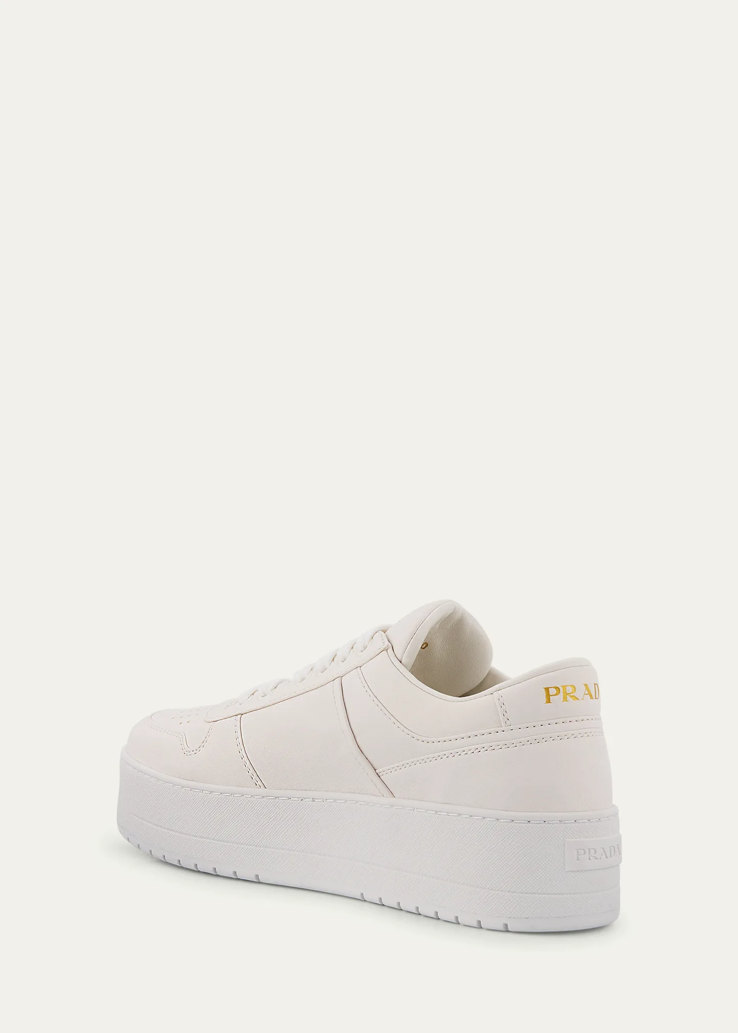 Downtown Leather Low-Top Platform Sneakers