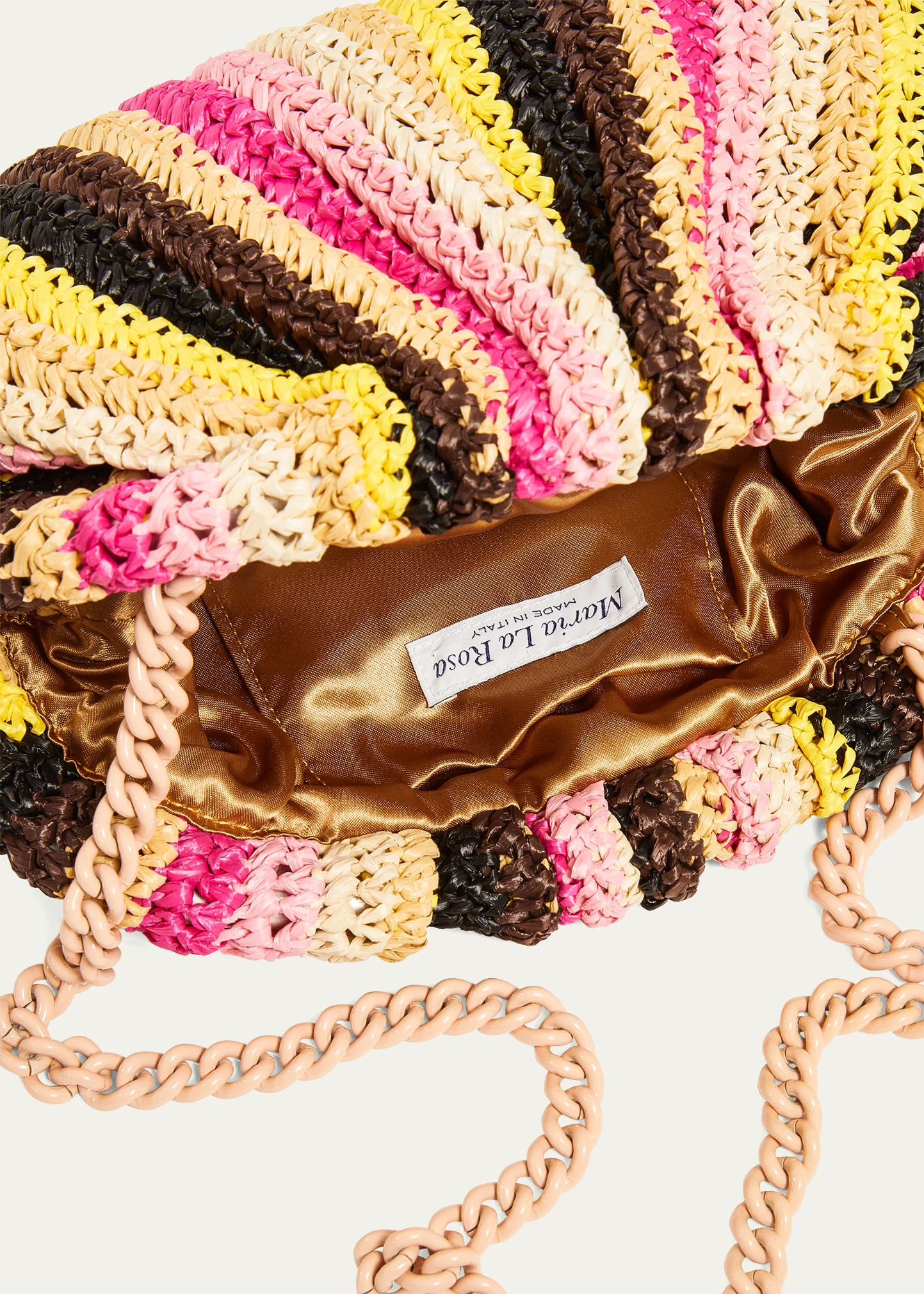 Game Crochet Clutch Bag with Chain Strap