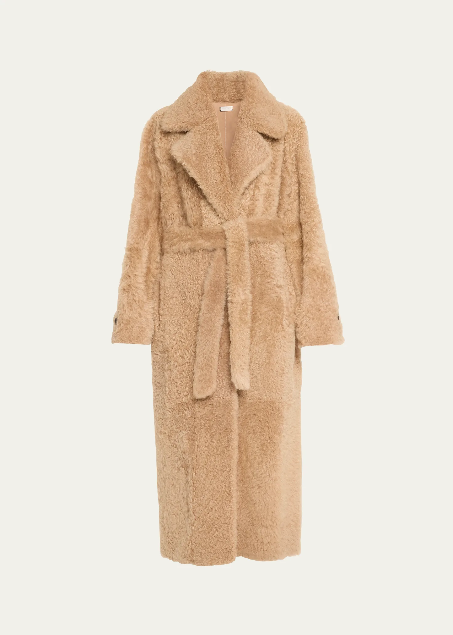 Can Long Shearling Coat