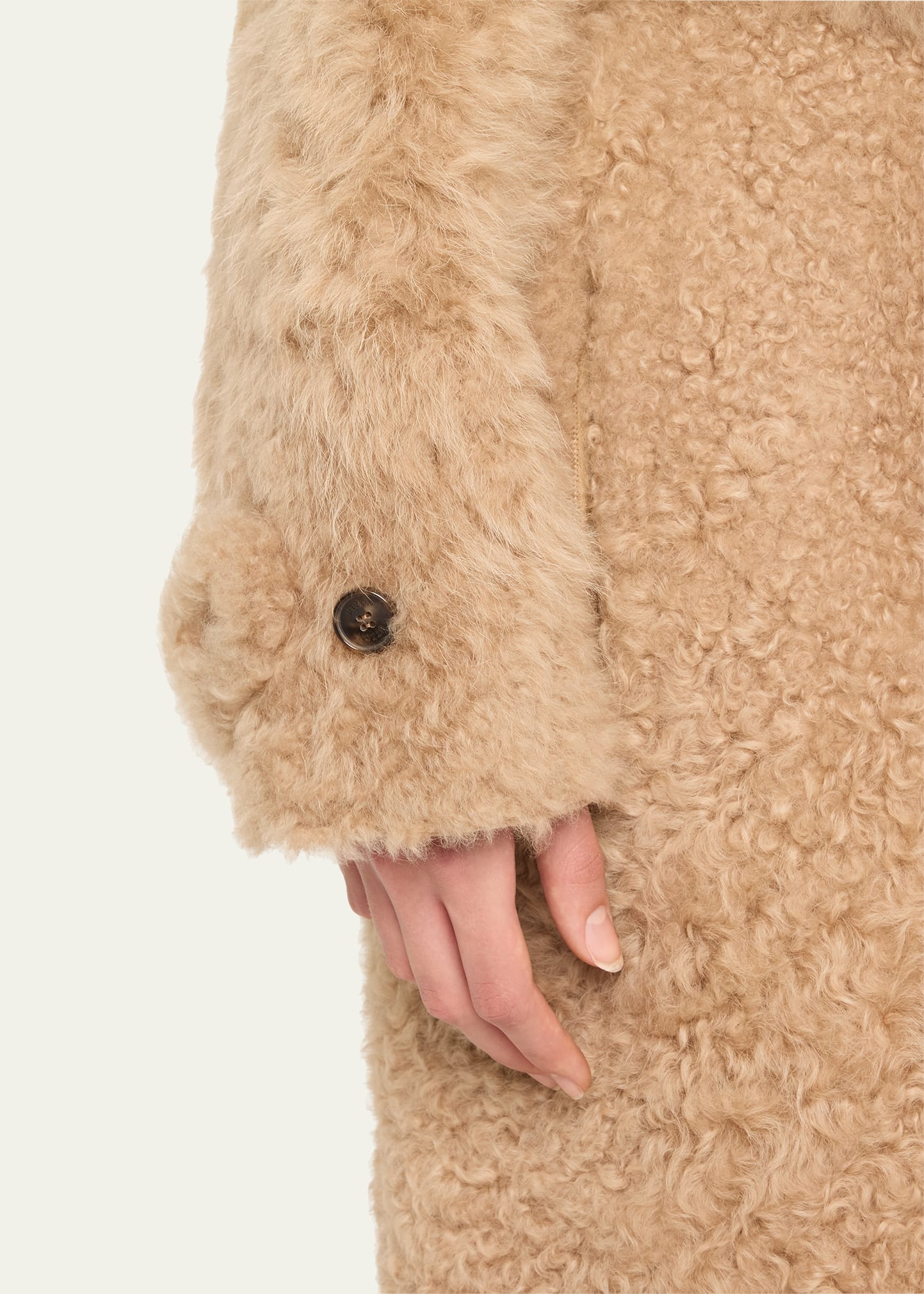 Can Long Shearling Coat