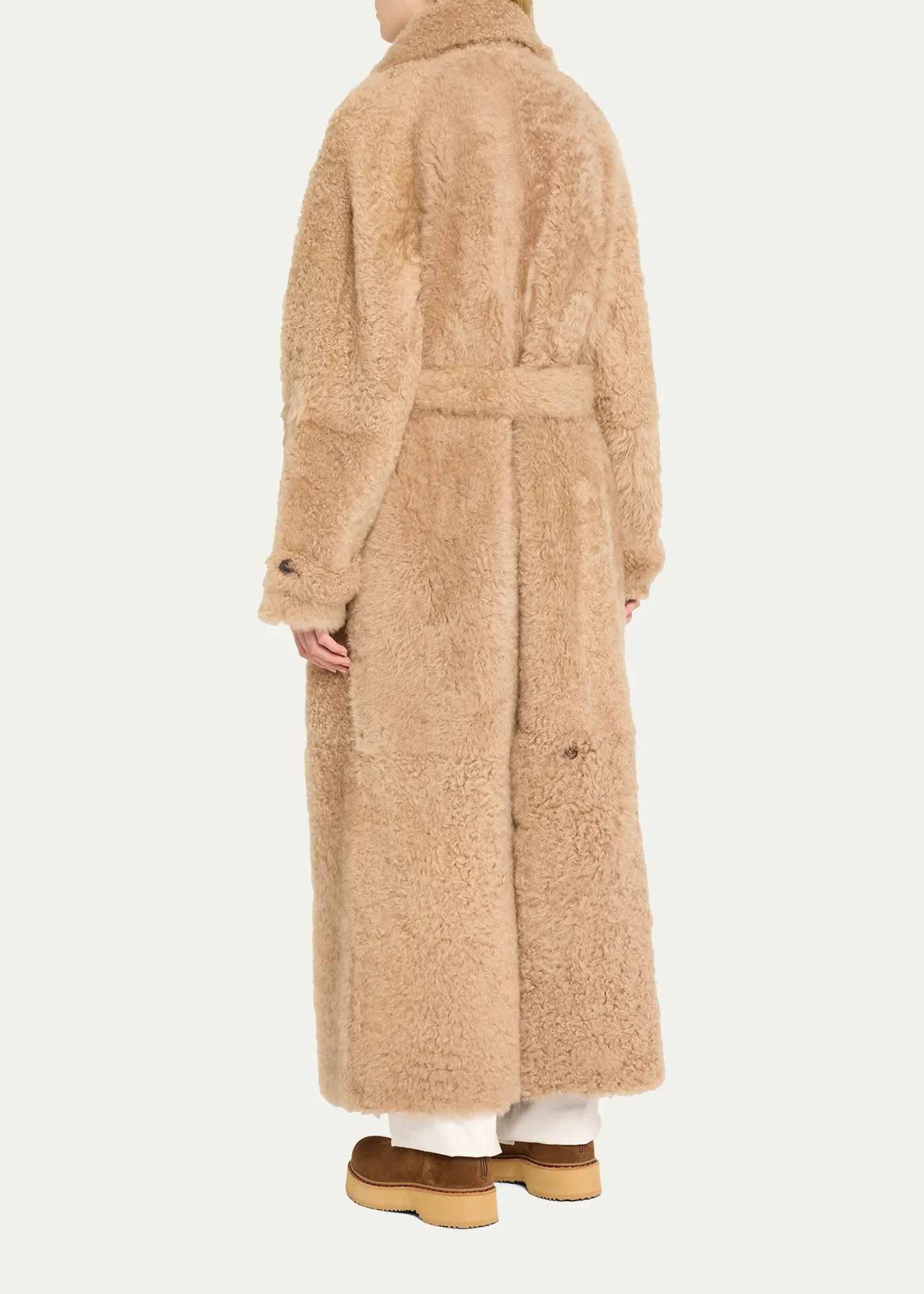 Can Long Shearling Coat