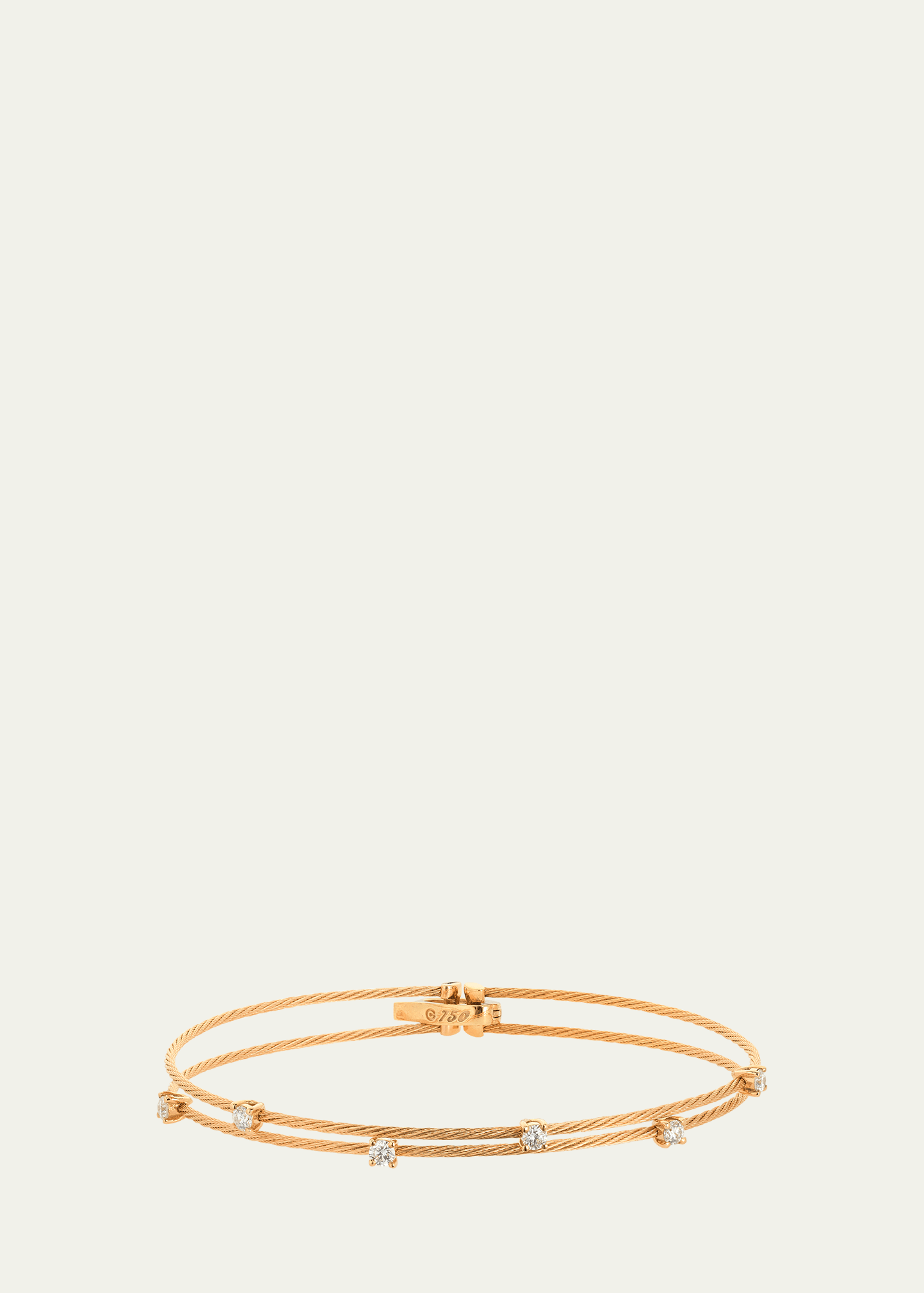 18k Gold Double Unity Diamond Bracelet 5 18k Gold Double Unity Diamond Bracelet