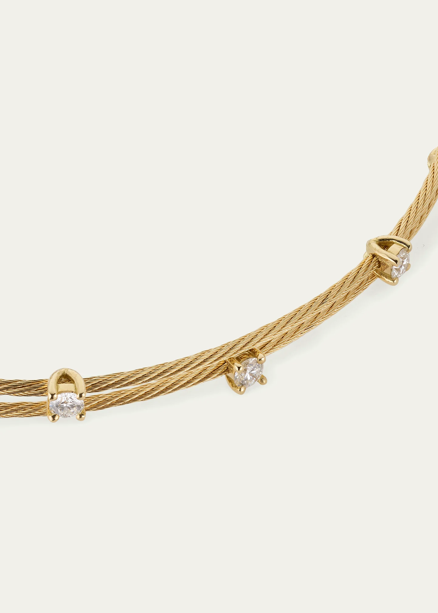 18k Gold Double Unity Diamond Bracelet 7 18k Gold Double Unity Diamond Bracelet