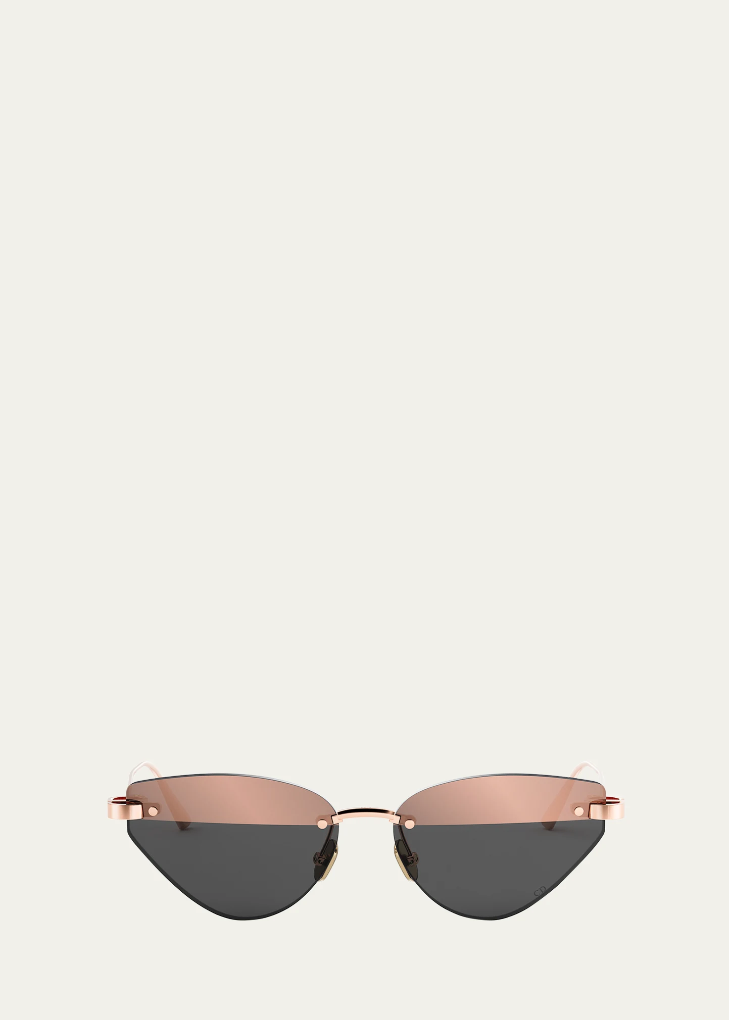 CDior B5U Metal Cat-Eye Sunglasses