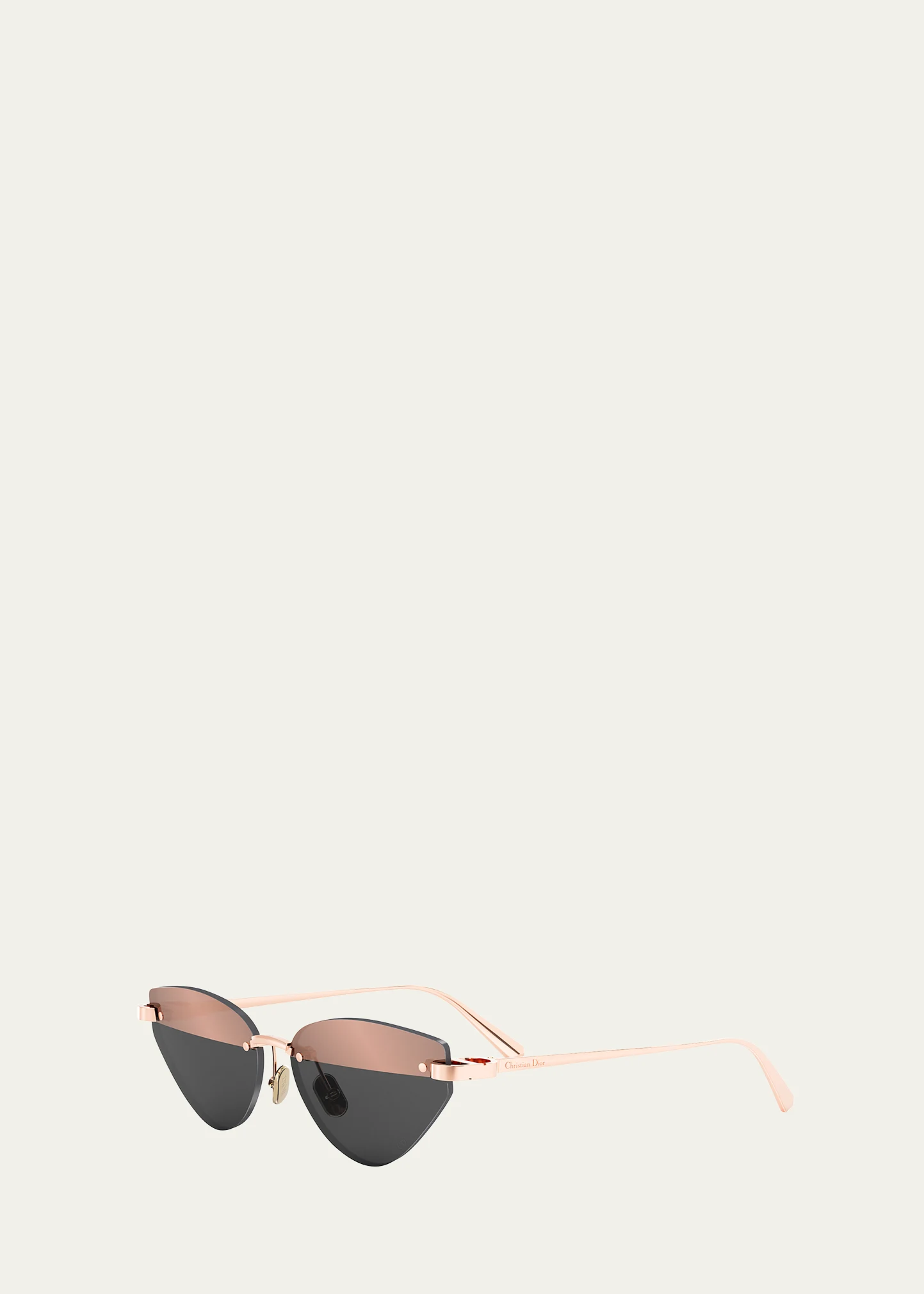 CDior B5U Metal Cat-Eye Sunglasses