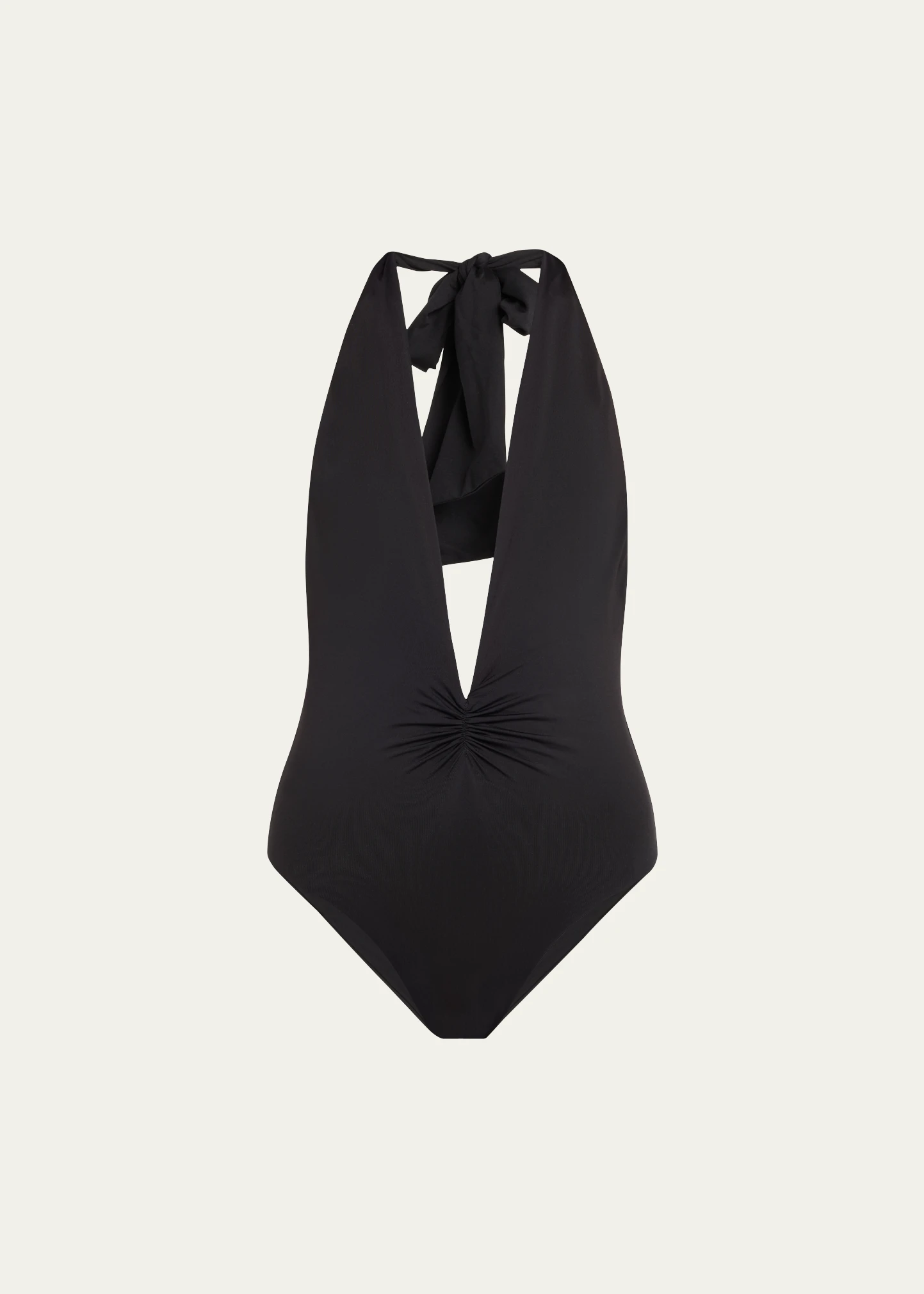 Arinella Backless Plunge One-Piece Swimsuit