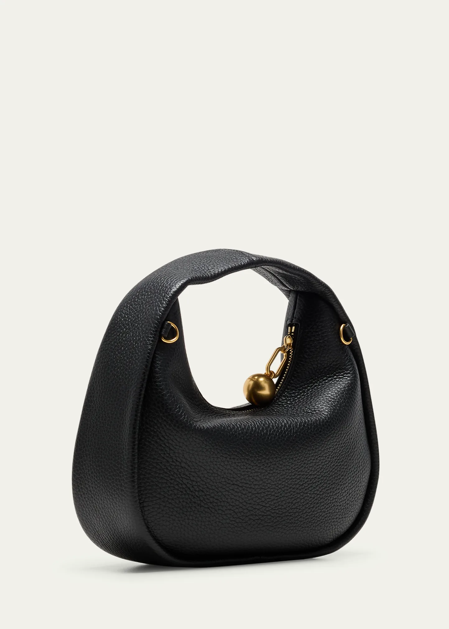 Clara Mini Zip Leather Top-Handle Bag