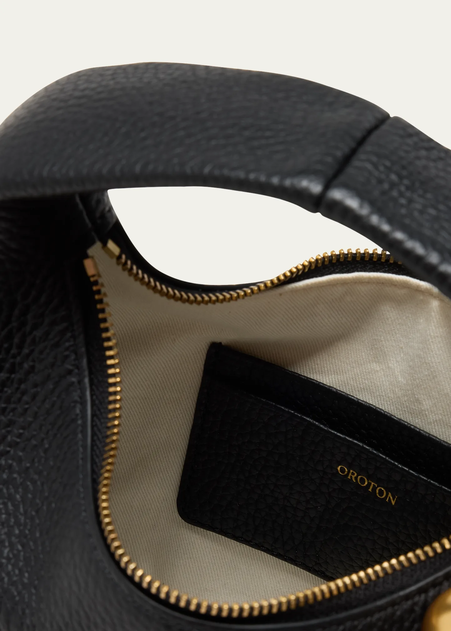 Clara Mini Zip Leather Top-Handle Bag