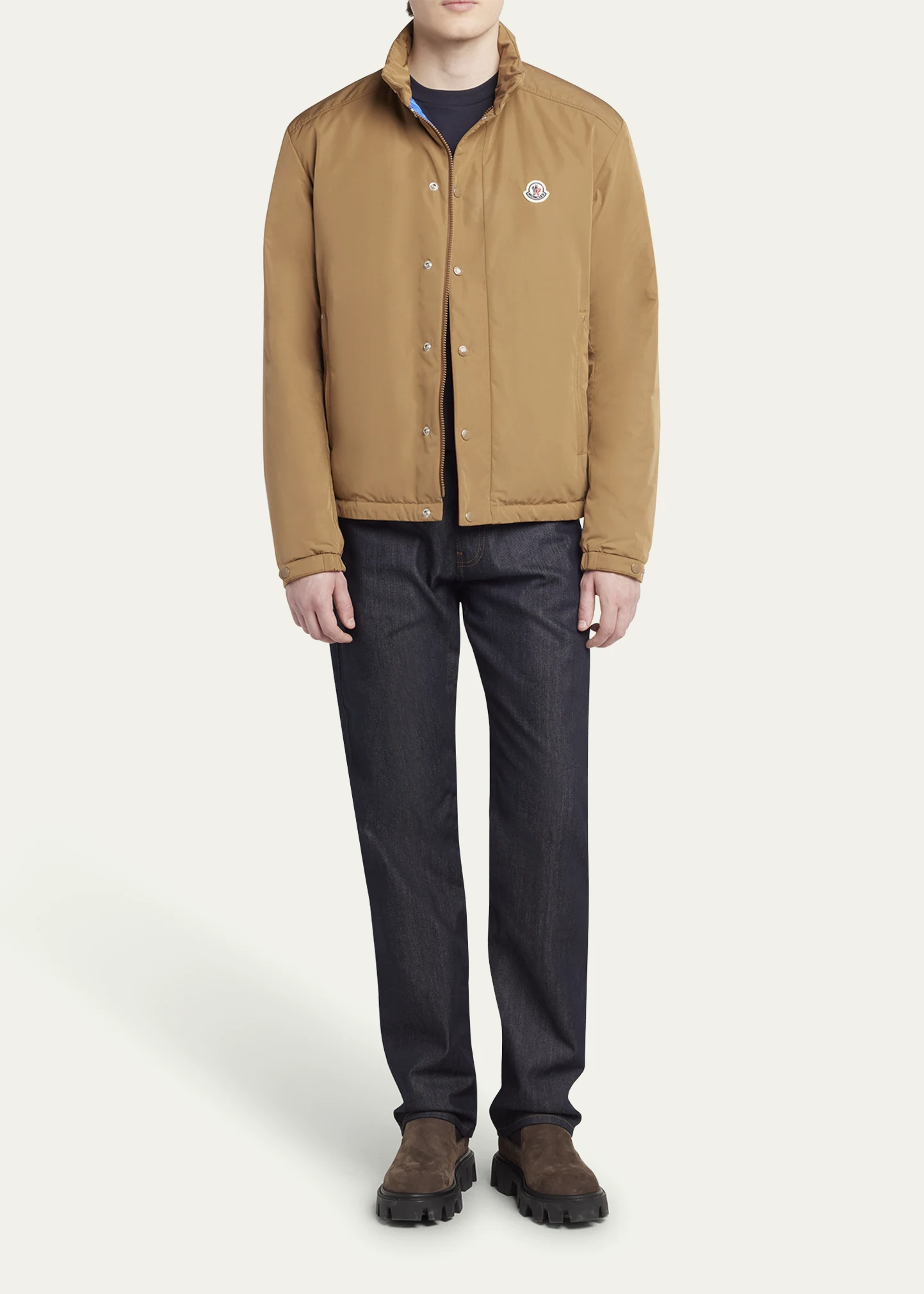 Men's Archivio Tan Micro Soft Light Padded Epin Jacket
