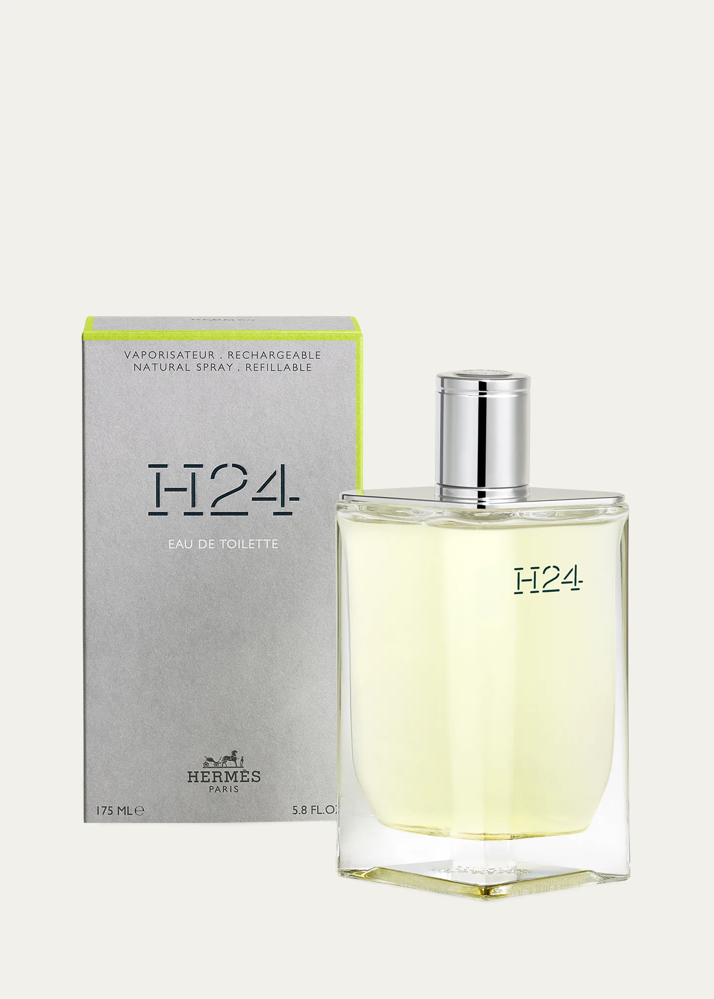 H24 Eau de Toilette Refillable Natural Spray. 5.9 oz.