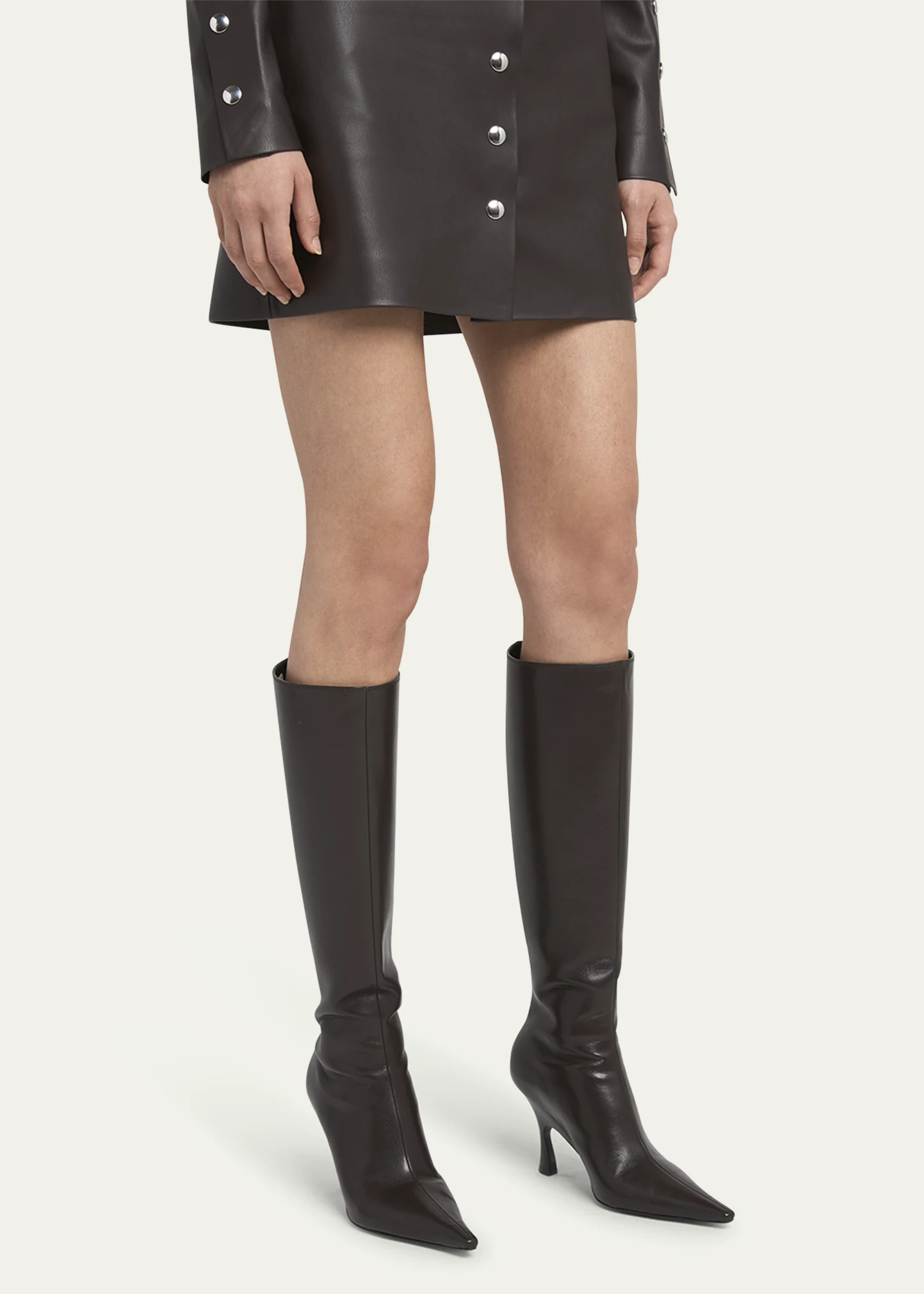 Elsa Vegan Leather Knee Boots 12 Elsa Vegan Leather Knee Boots