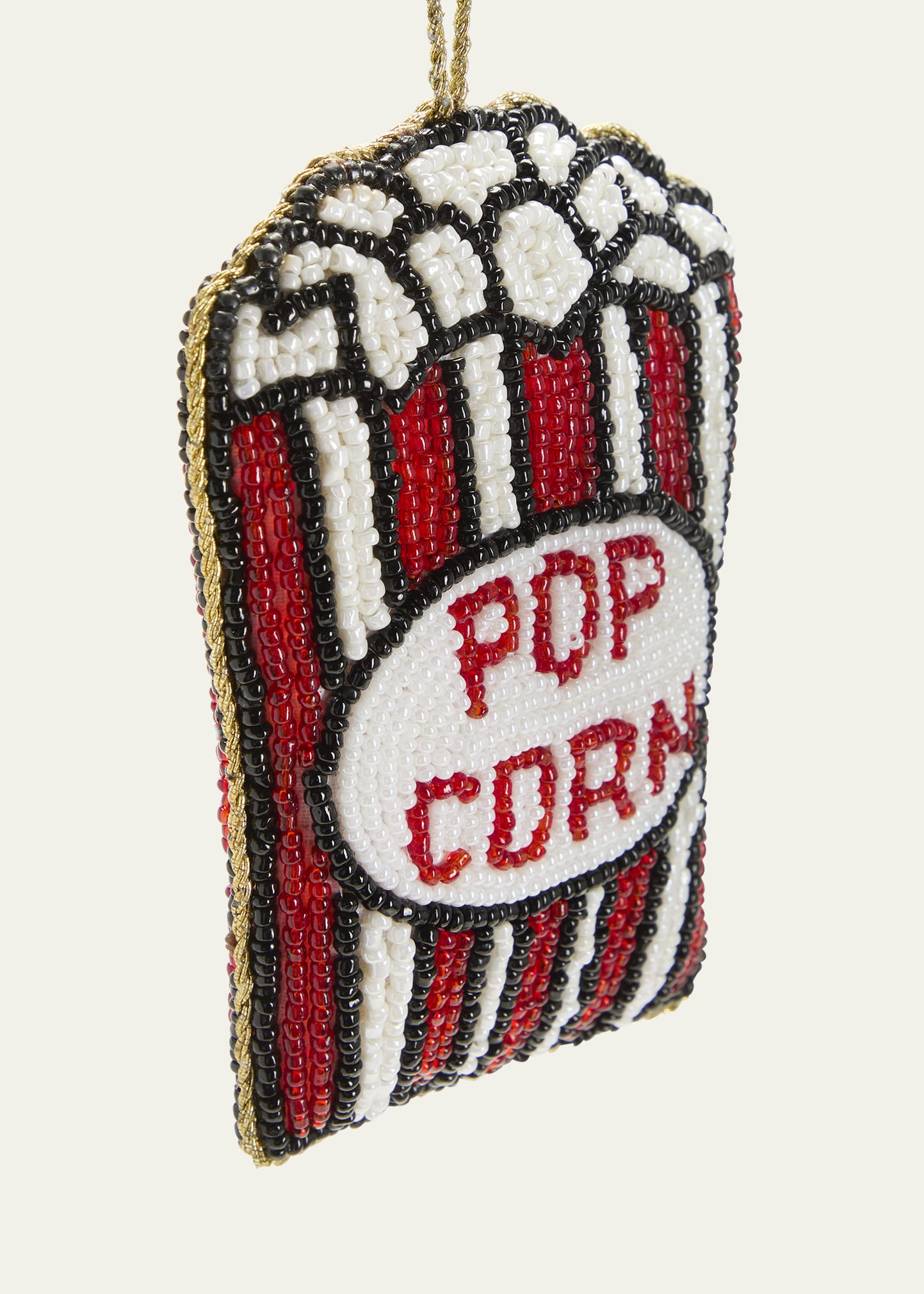 Popcorn Box Beaded Ornament