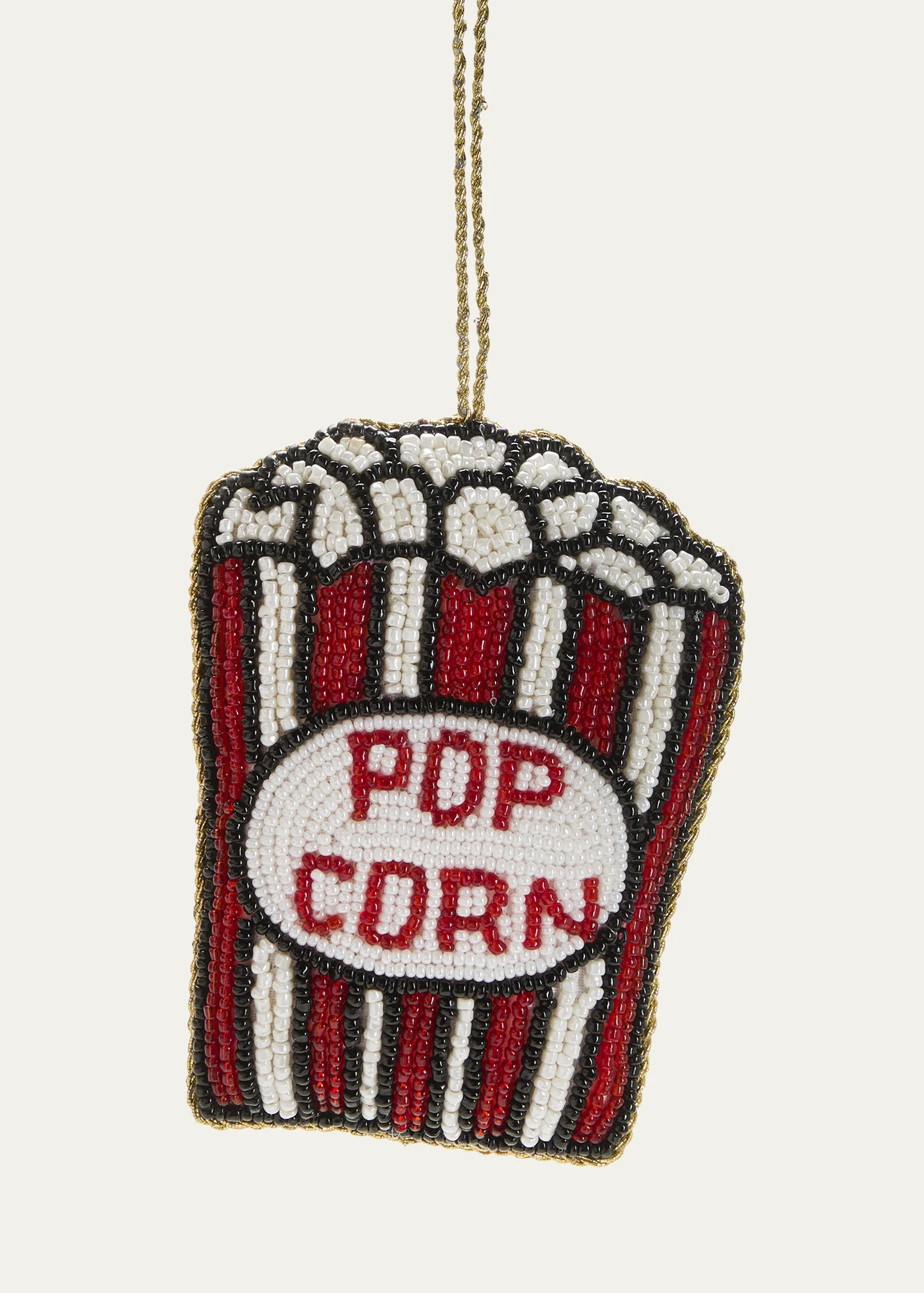 Popcorn Box Beaded Ornament