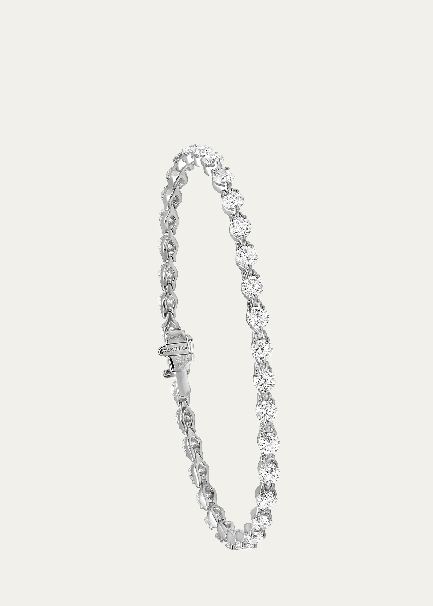 18K White Gold Diamond Tennis Bracelet