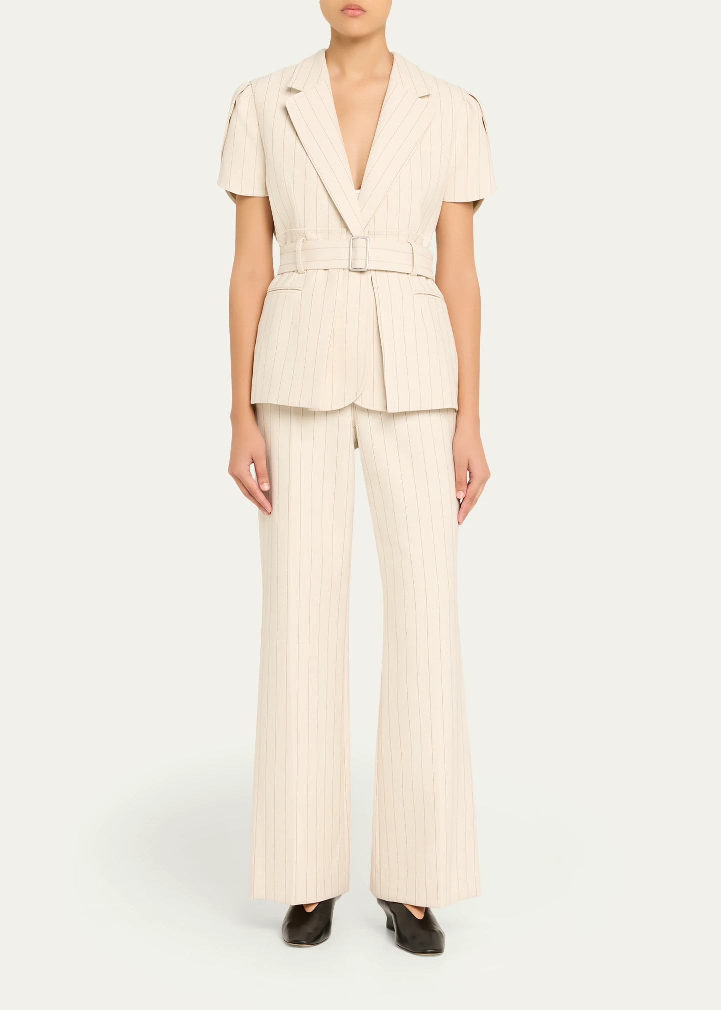 Tailored Pinstripe Trousers