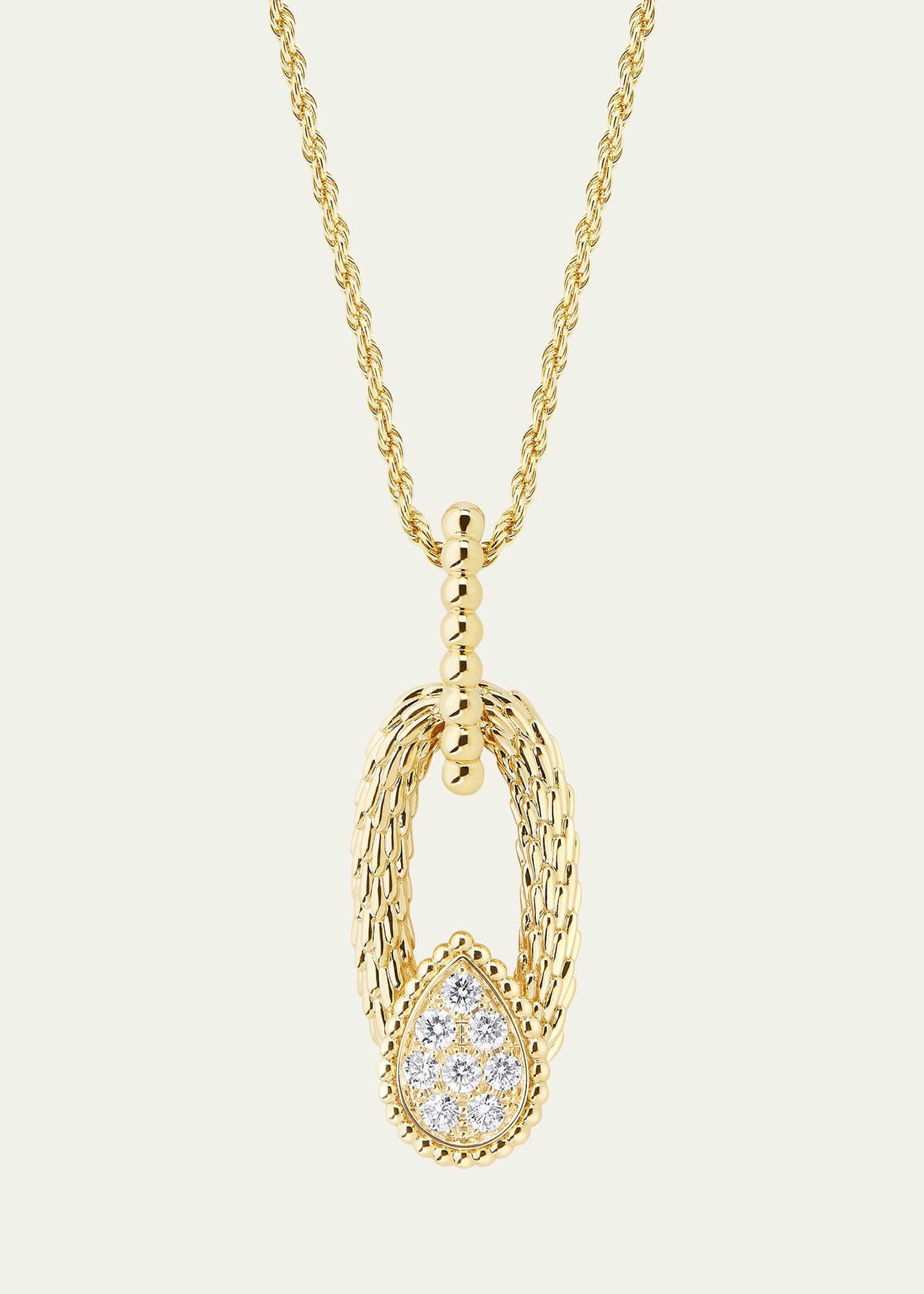 Serpent Boheme 18K Yellow Gold Diamond Pendant Necklace 2 Serpent Boheme 18K Yellow Gold Diamond Pendant Necklace