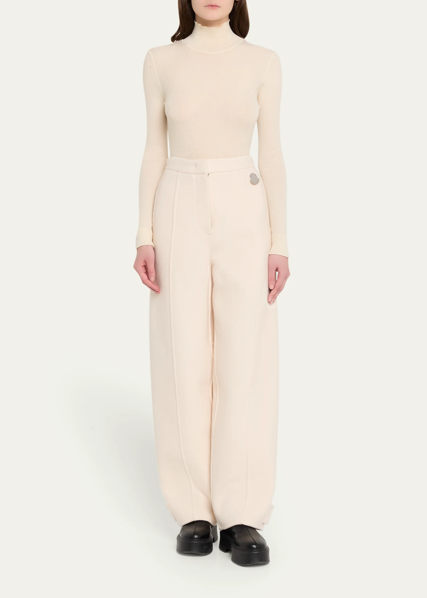 x Jil Sander Double Wool Trousers