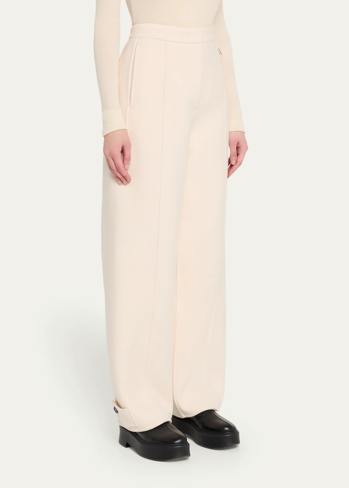x Jil Sander Double Wool Trousers