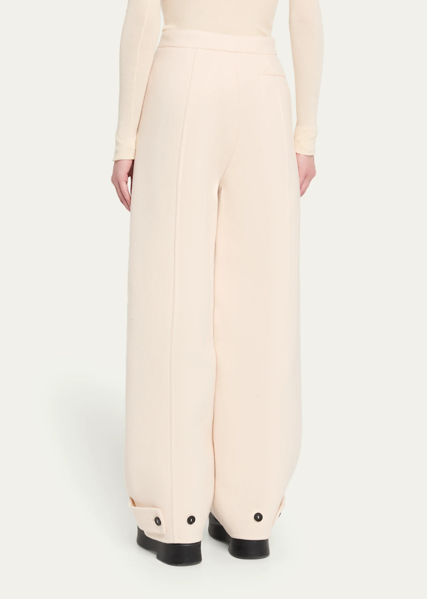 x Jil Sander Double Wool Trousers