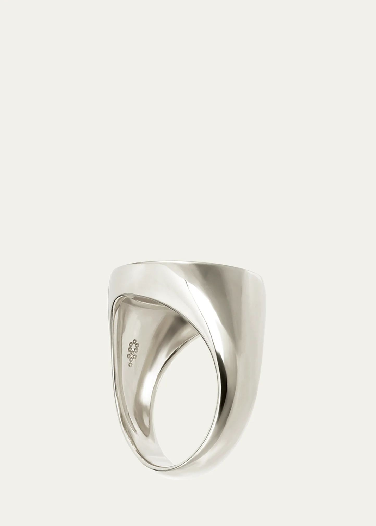 18K Gold Hebrew ALEF Initial Signet Ring 11 18K Gold Hebrew ALEF Initial Signet Ring