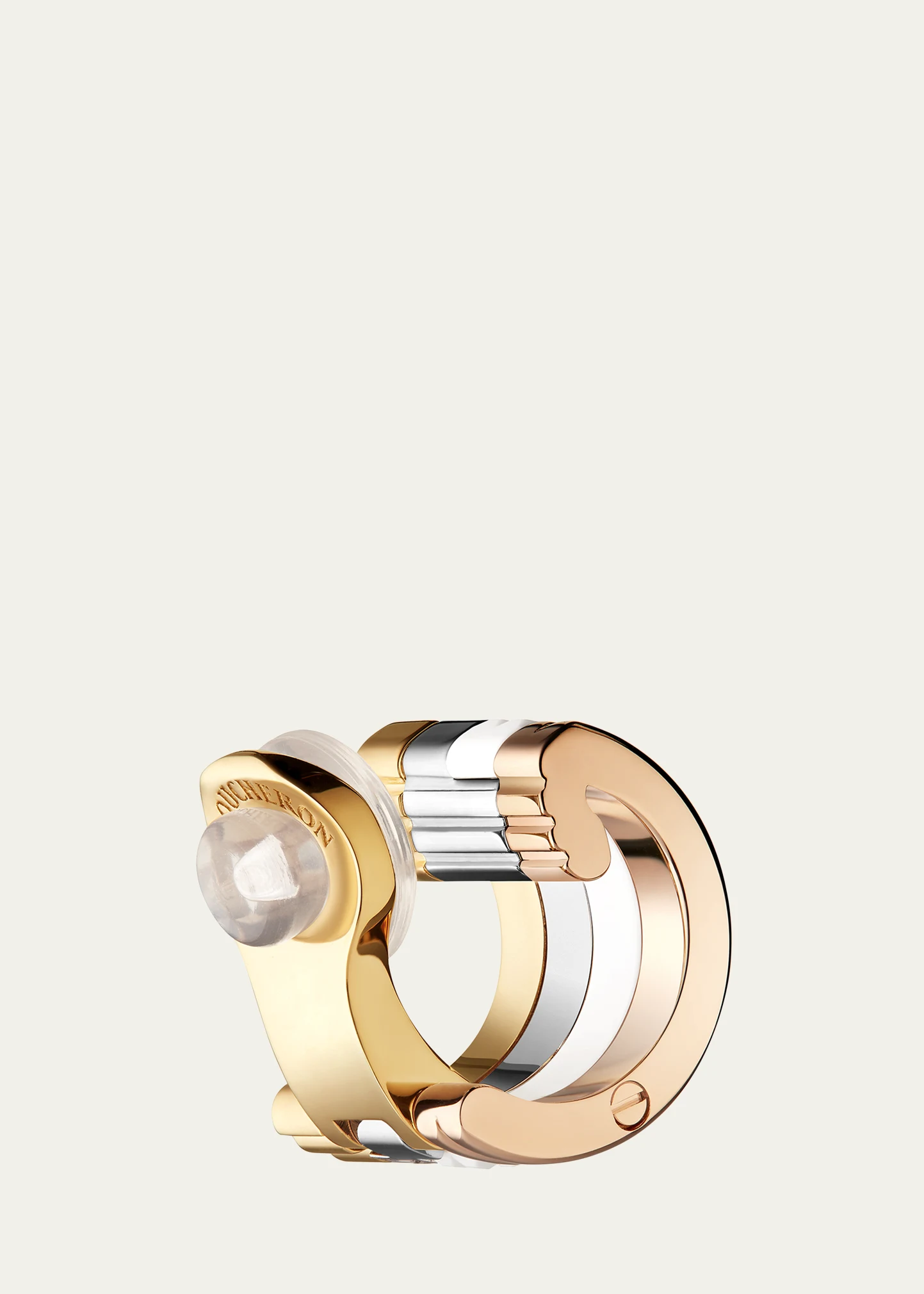 Quatre White Edition Clip Earring, Single