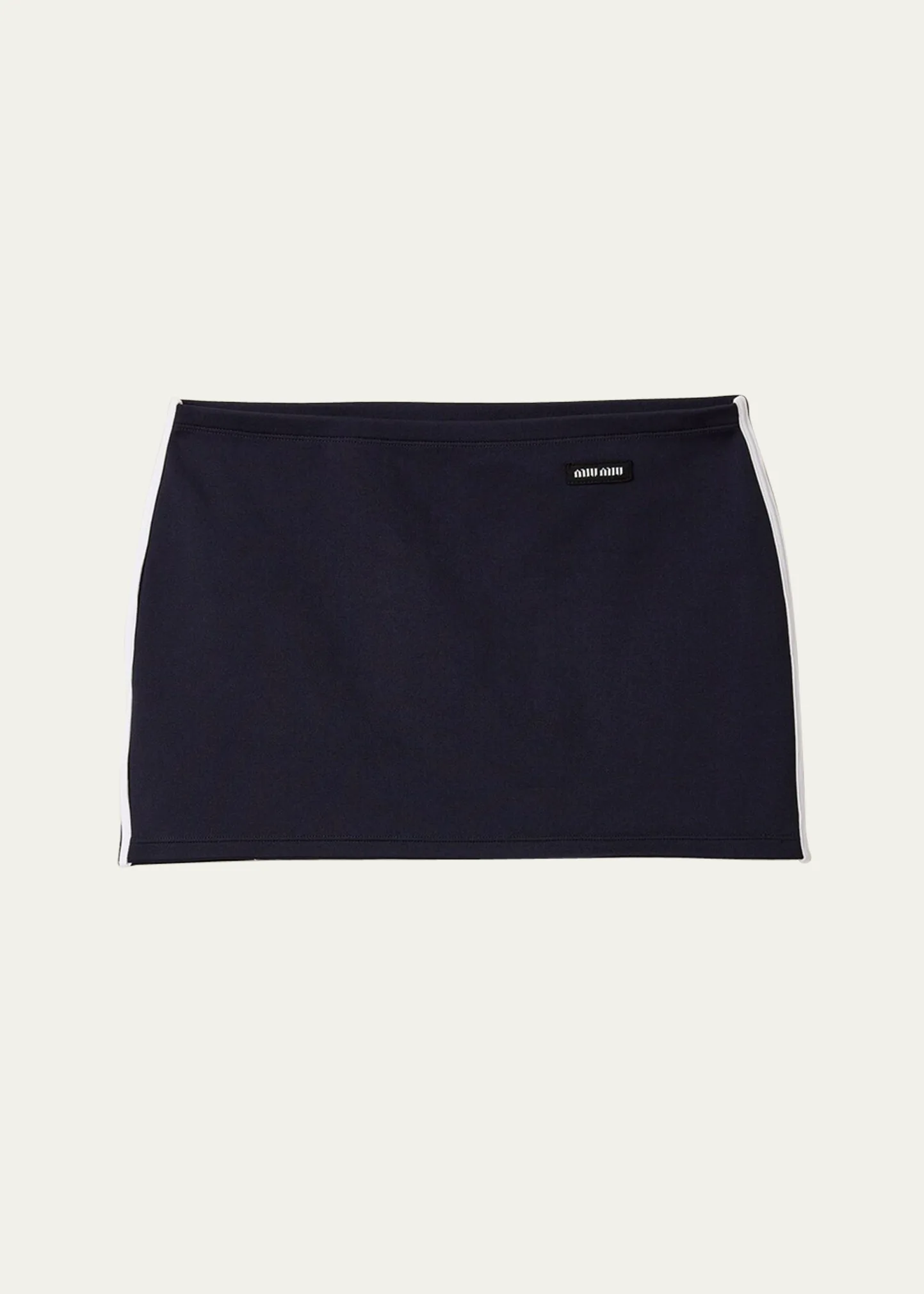Side-Stripe Mini Tube Skirt