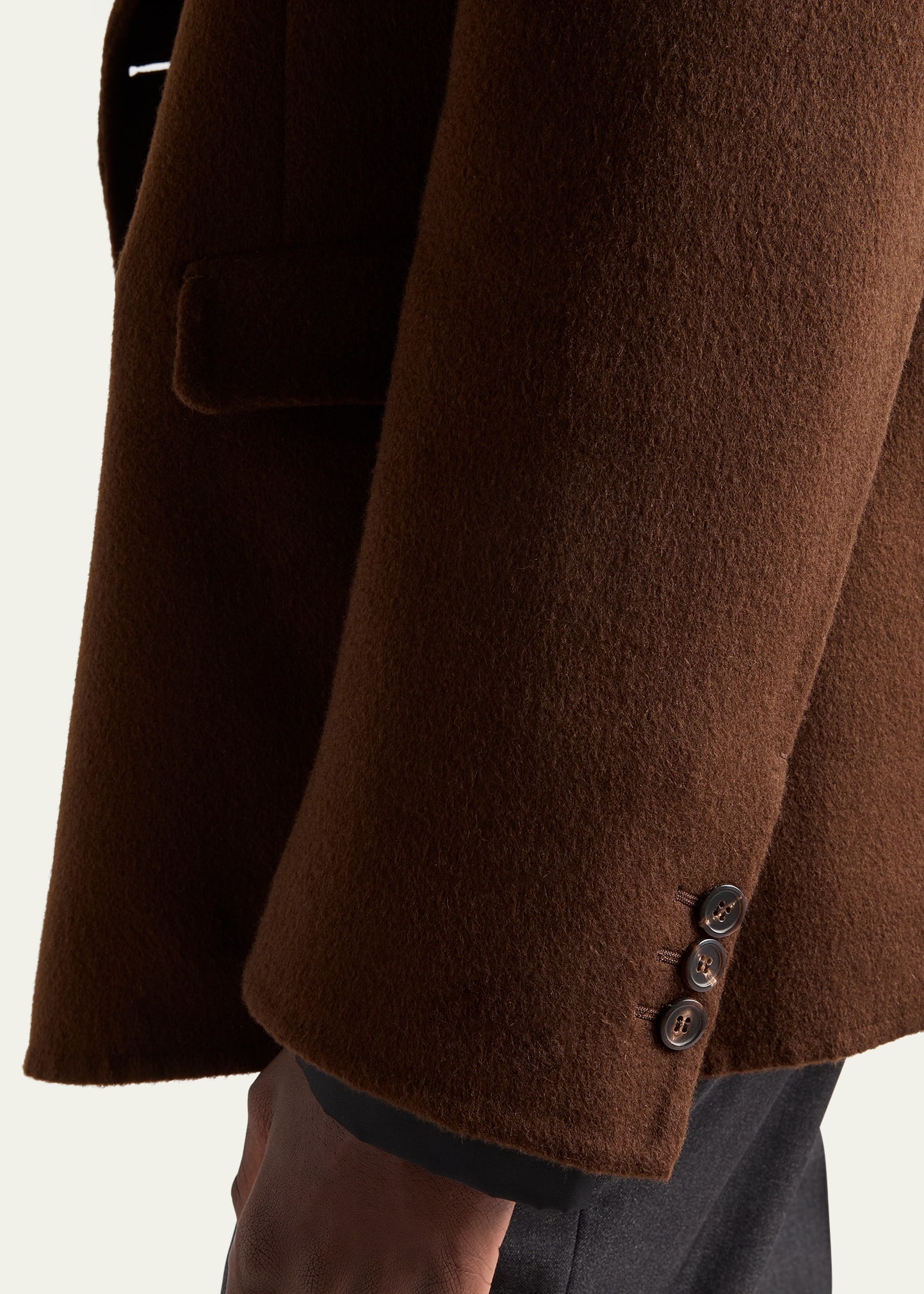 Men's Double-Breasted Cashmere Blazer