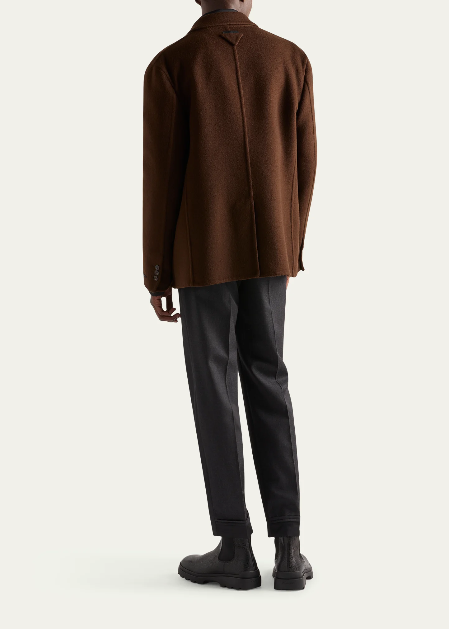 Men's Double-Breasted Cashmere Blazer
