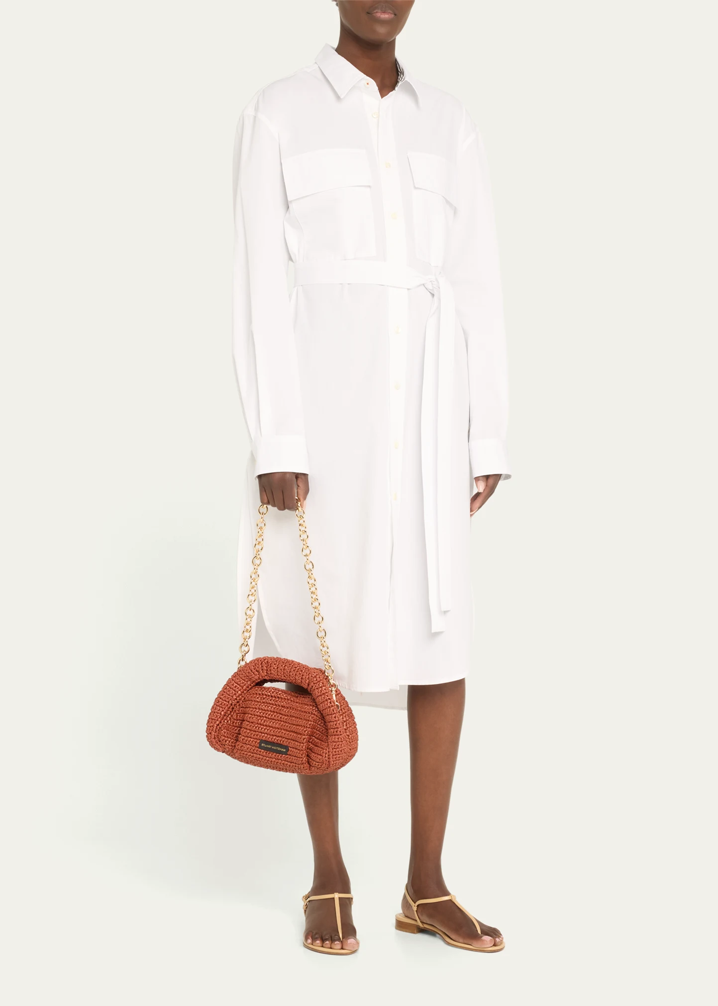 The Moda Mini Raffia Top-Handle Bag